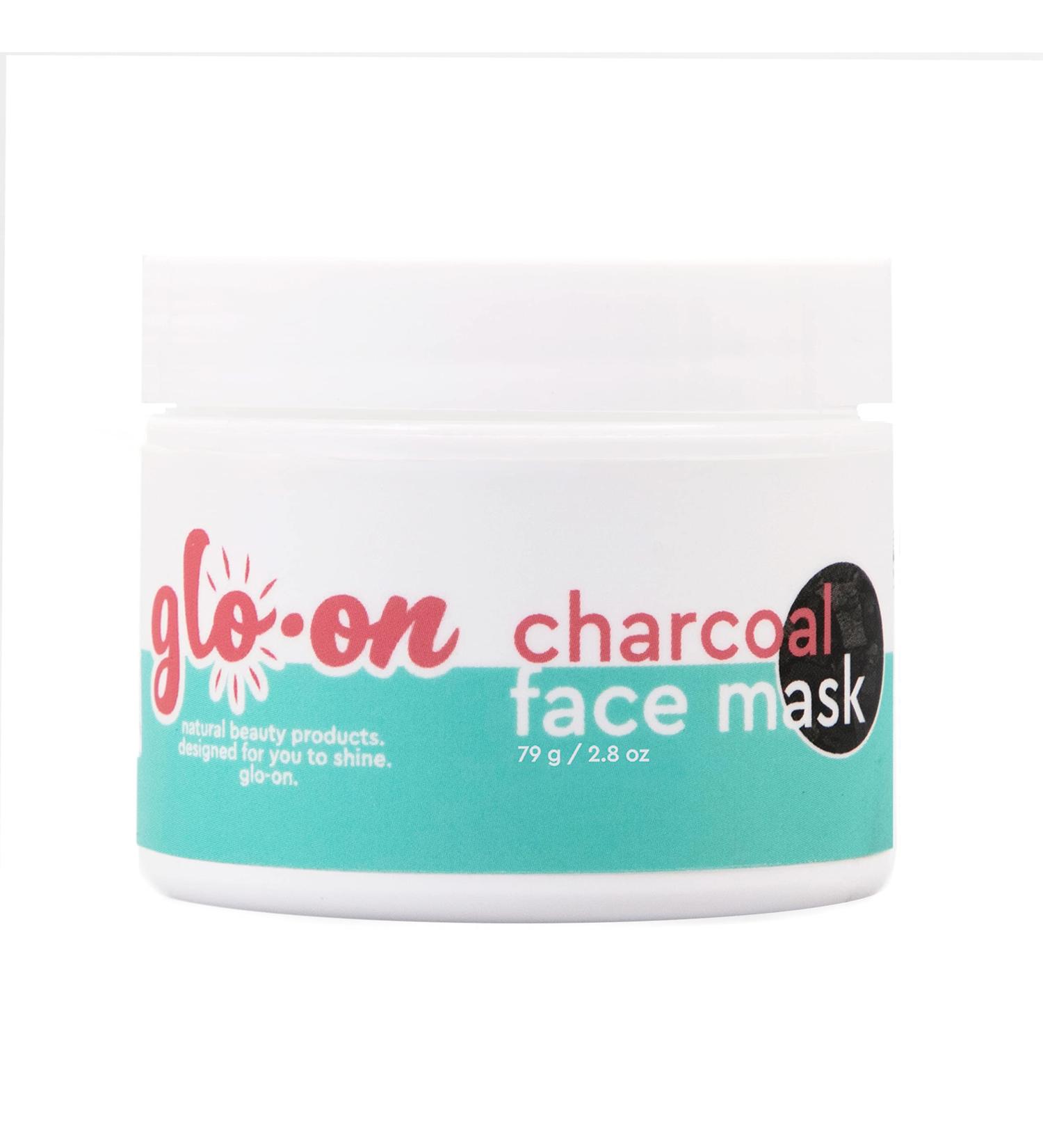 Glo-On Skincare Charcoal Face Mask | Acne Treatment Natural Ingredients Blackhead Remover & Skin Refreshing for All Skin Types - Buy Online on GoSupps.com