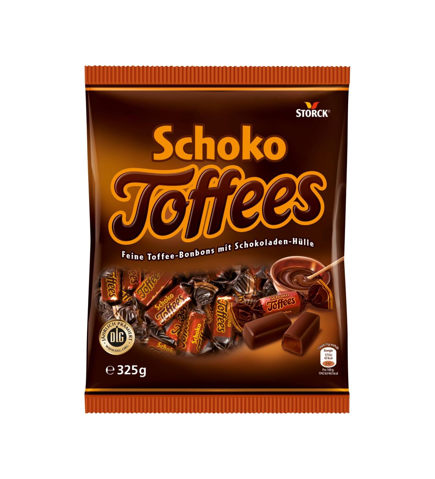 Buy Premium Chocolate Toffees - 325g | Rich Bitter Chocolate Coating | International Shipping - Buy Online on GoSupps.com