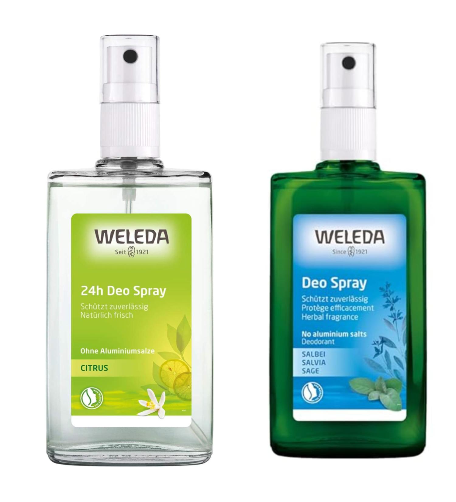 Weleda Refreshing Non-Aerosol Deodorant Spray Citrus & Sage 12h | 3.4 Fl Oz | International Shipping - Buy Online on GoSupps.com