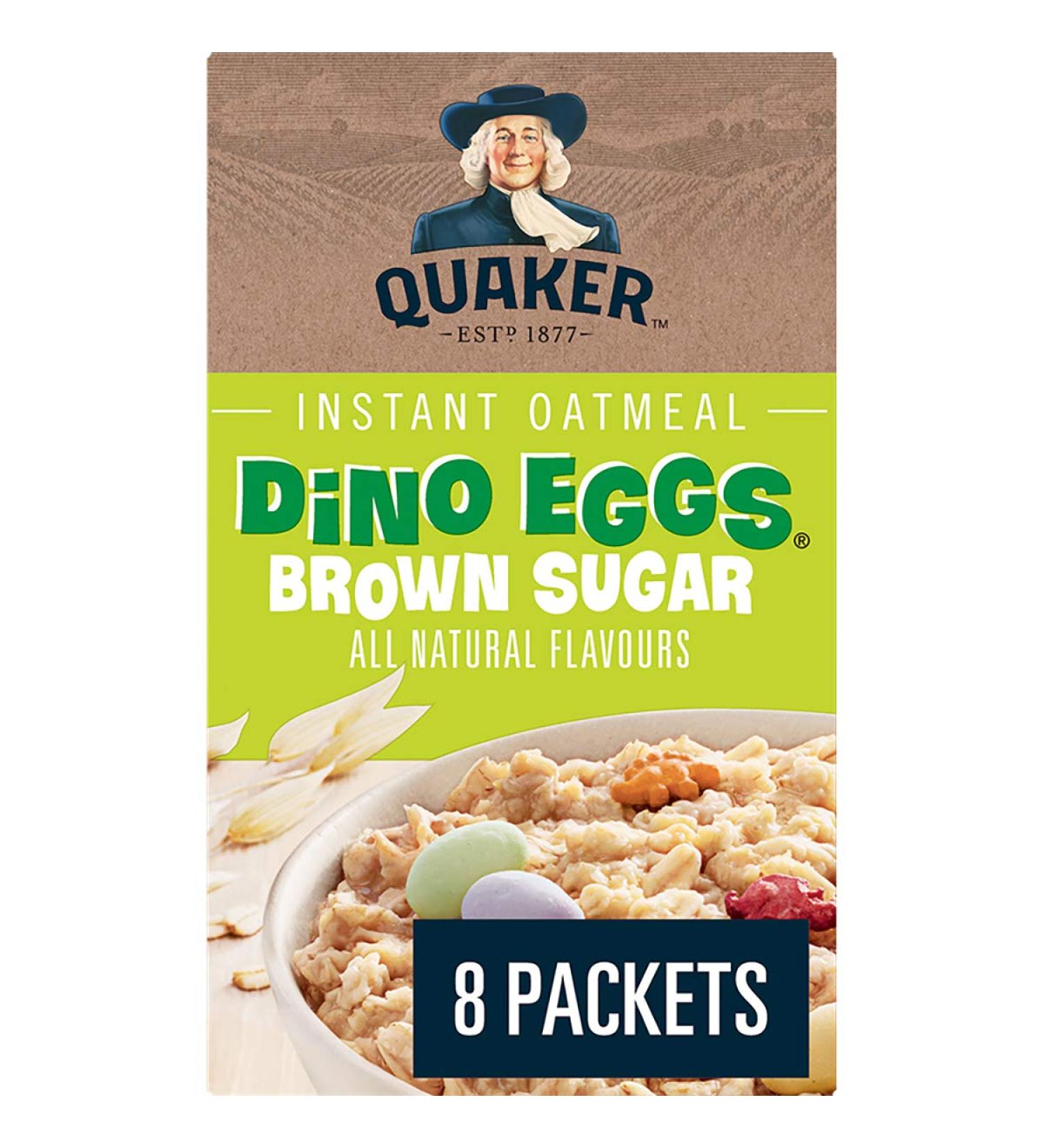 Quaker Dino Eggs Instant Oatmeal 8 Packets 304g Dino Eggs 304 g (Pack of 1) - Buy Online on GoSupps.com