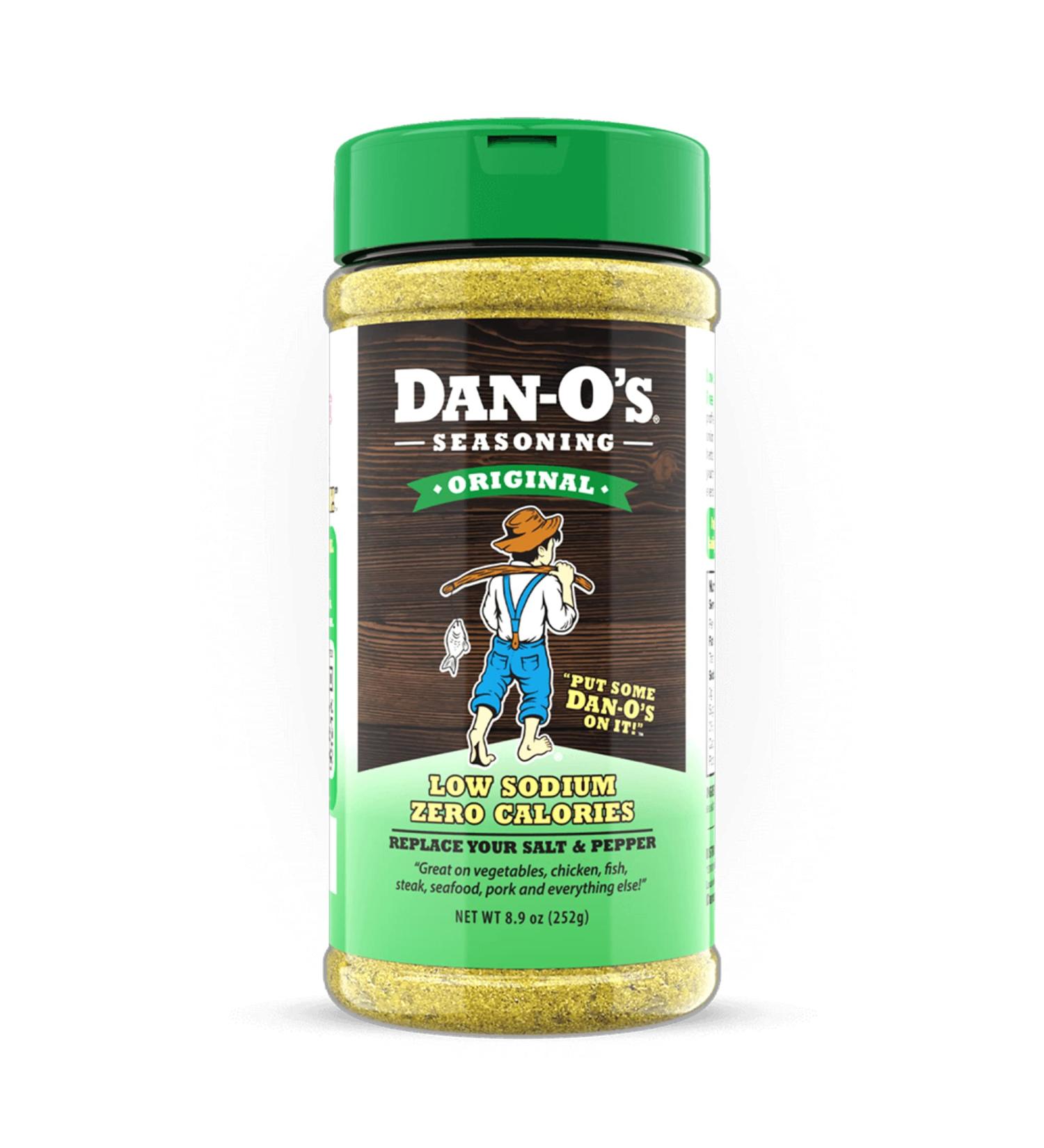 8.9 oz Dan-Os Original Seasoning | All-Natural, Low Sodium, Zero Sugar, All-Purpose Seasoning