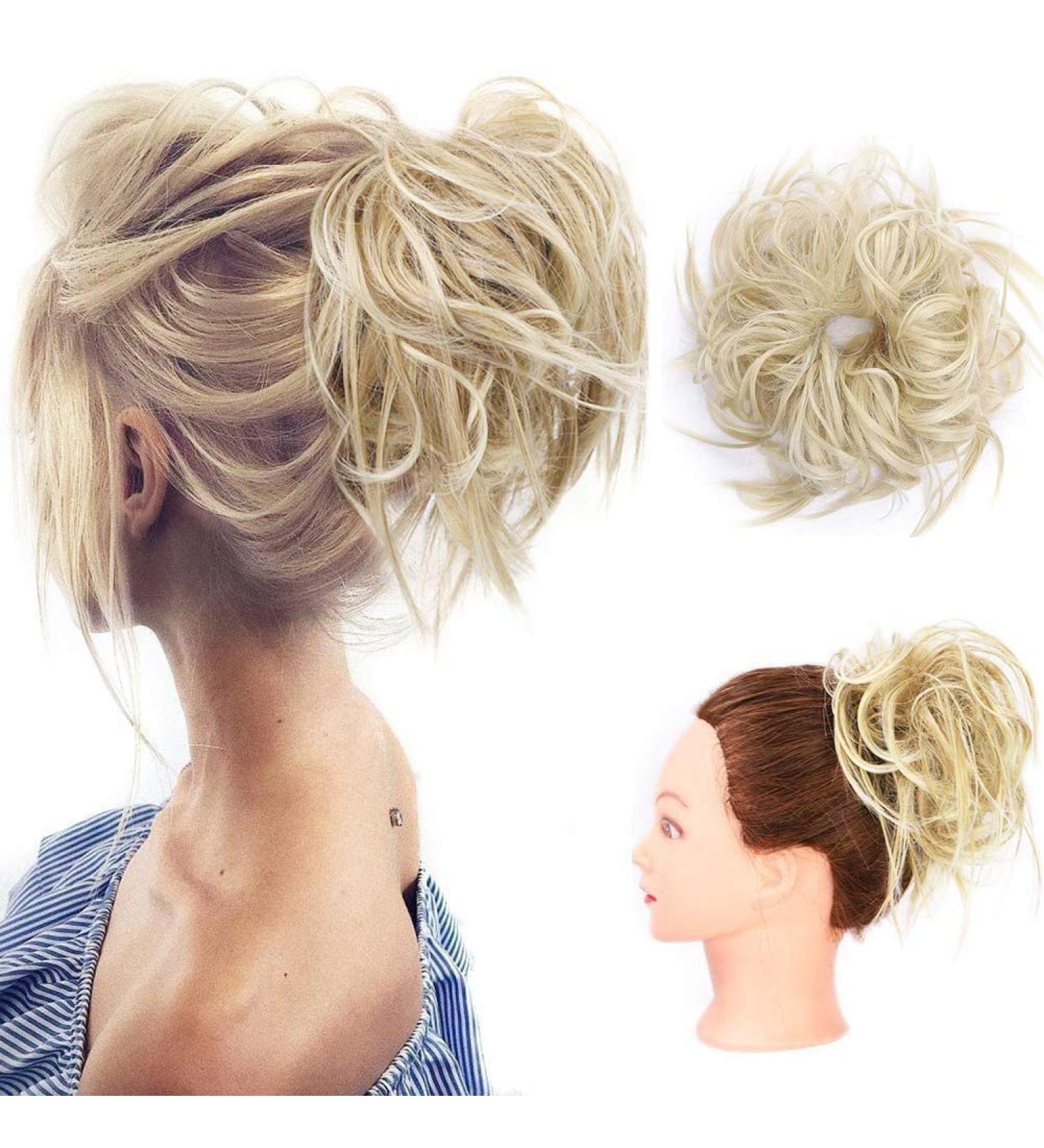 Hair Part Dutt Hair Tie - Elastic Rubber Band for Updos & Untidy Ponytails | Women's Hair Extensions Scrunchy - Buy Online on GoSupps.com