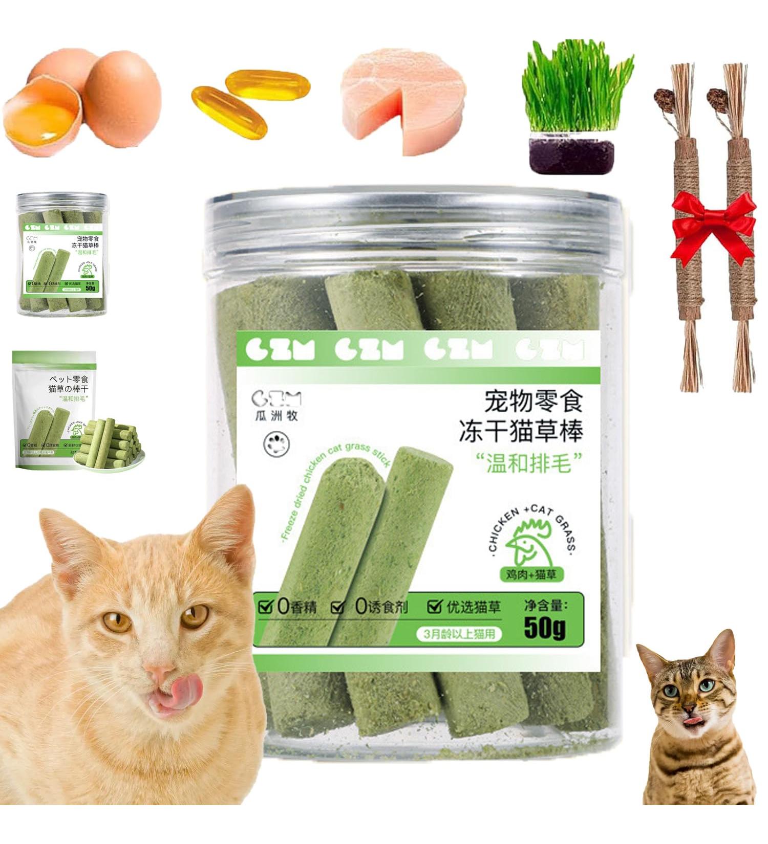 Berdexa Cat Grass Teething Sticks Verdexa Cat Grass Teething Sticks for Indoor Cats Cat Grass Chew Stick Cat Chew Stick Natural Molar Rod Increase Appetite (1Bucket) - Buy Online on GoSupps.com