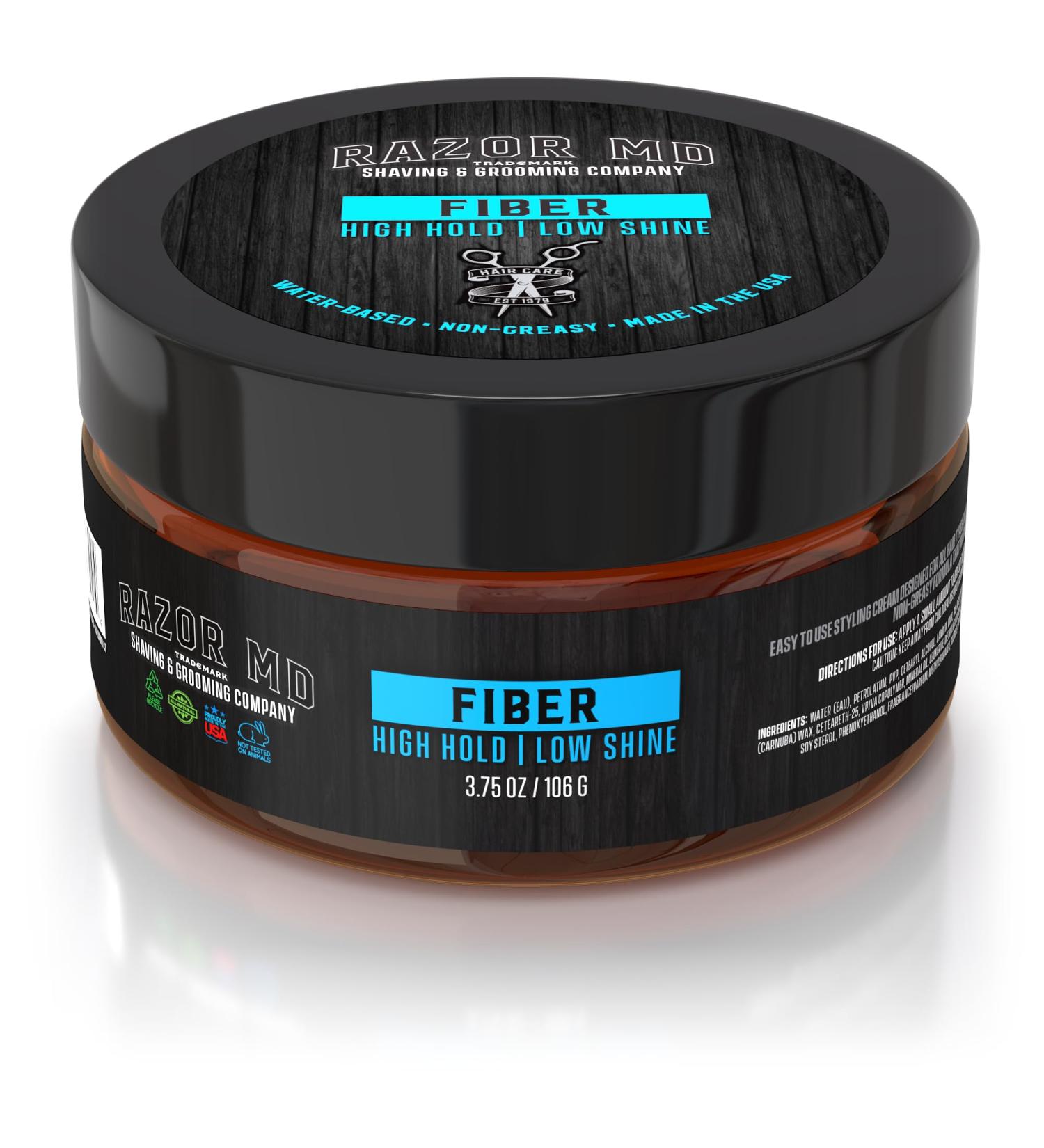 Men's Hair Styling Fiber - High Hold Low Shine Water-Based Hair Putty for Textured Look | 3.75 oz - International Shipping Available - Buy Online on GoSupps.com