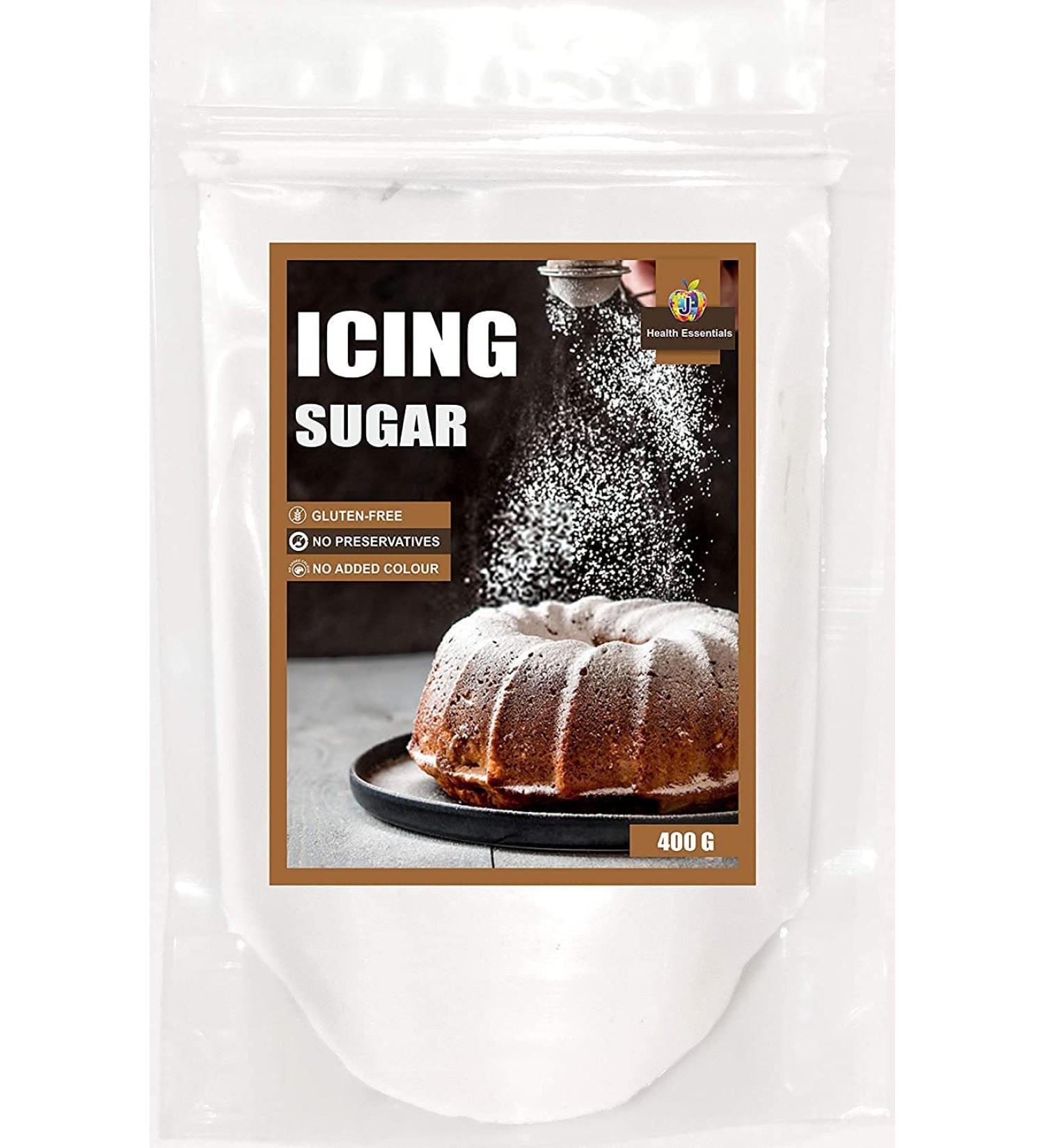 QURA Powdered Icing Sugar for Baking Glazing Frosting Cakes 400g - Buy Online on GoSupps.com