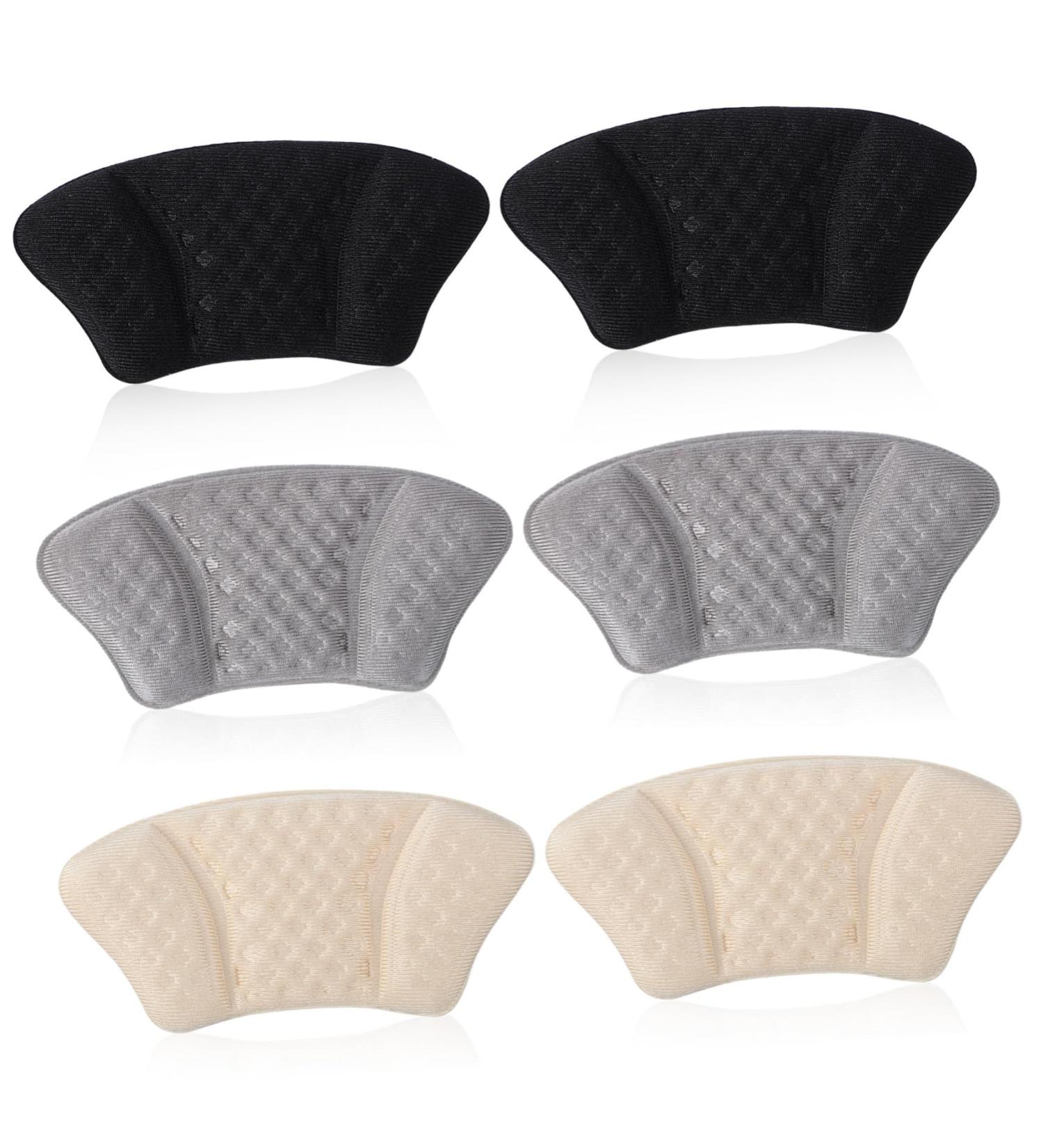 6 Pairs Anti-Wear Heel Patch & Grips - Cushioned Heel Protectors for Loose Shoes - Comfort & Safety for Big Shoes - Buy Online on GoSupps.com