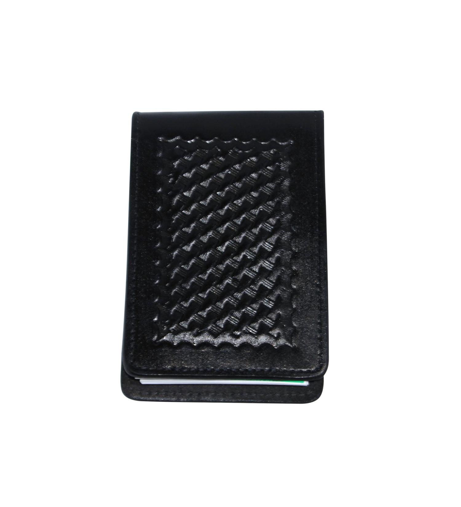 Triple K Notebook Cover Basket Weave, Black, One Size (238-BL-BW)