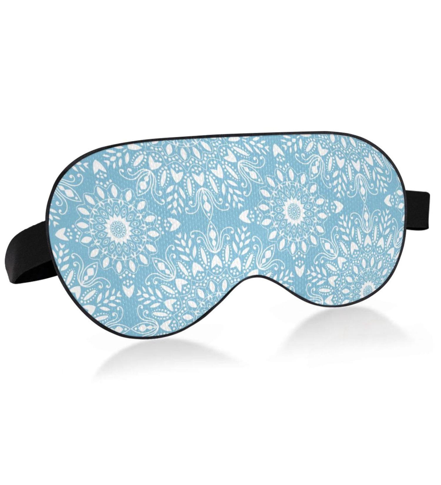 Haskirky Light Blocking Eye Mask - Breathable & Adjustable for Adults | Ideal for Travel, Yoga, Meditation, Office & Deep Sleep - Buy Online on GoSupps.com