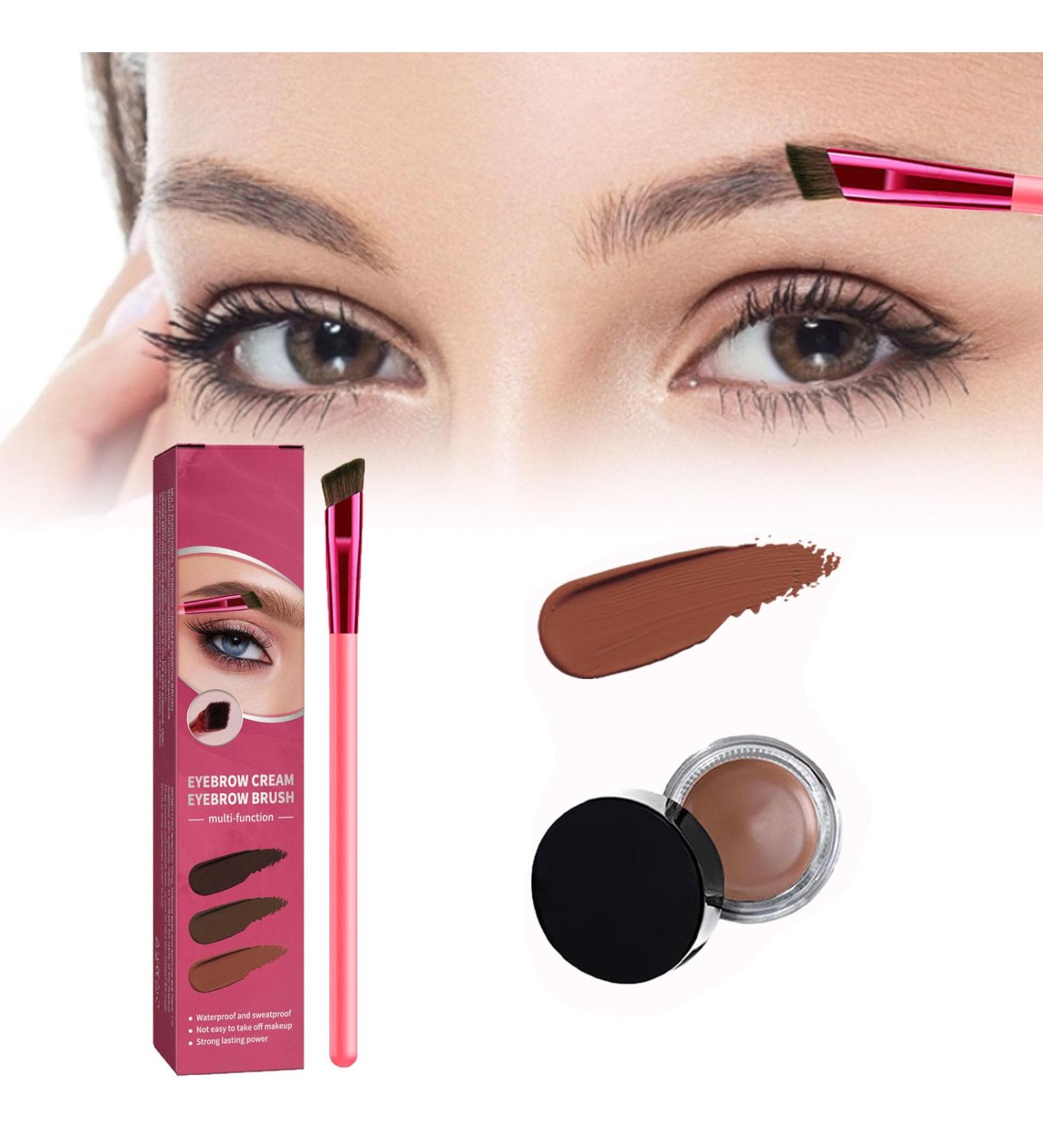 Home Eyebrow Care Kit 4D Laminated 4D Laminated Brow Home-Grooming Kit Multi-function Eyebrow Concealer Contour Brush Waterproof & Long Lasting (Light Brown) - Buy Online on GoSupps.com