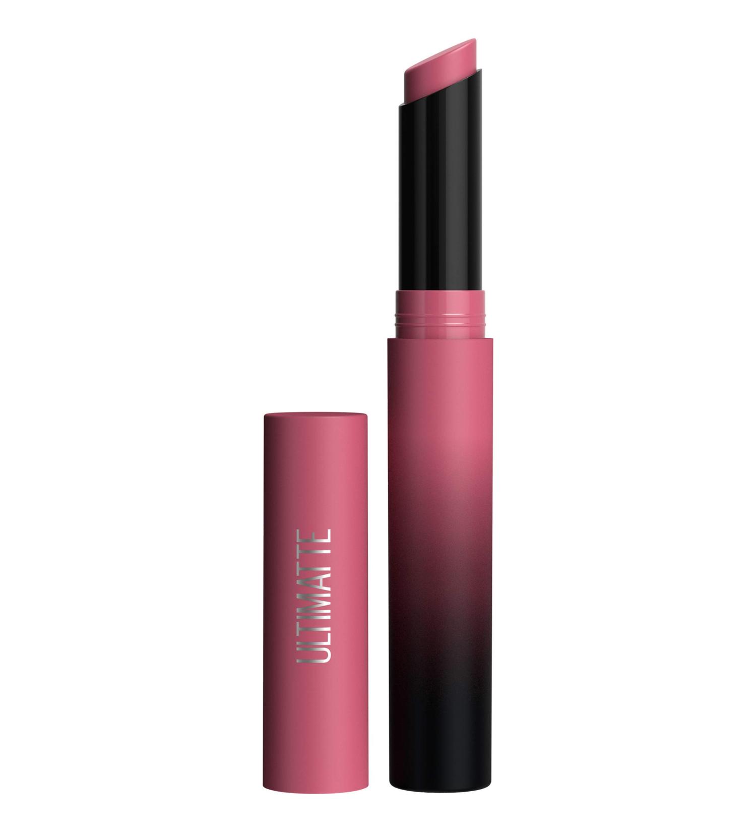 Maybelline Color Sensational Ultimatte Matte Lipstick in More Mauve - Intense Color Pigment - Non-Drying Formula - 0.06 Ounce - Buy Online on GoSupps.com