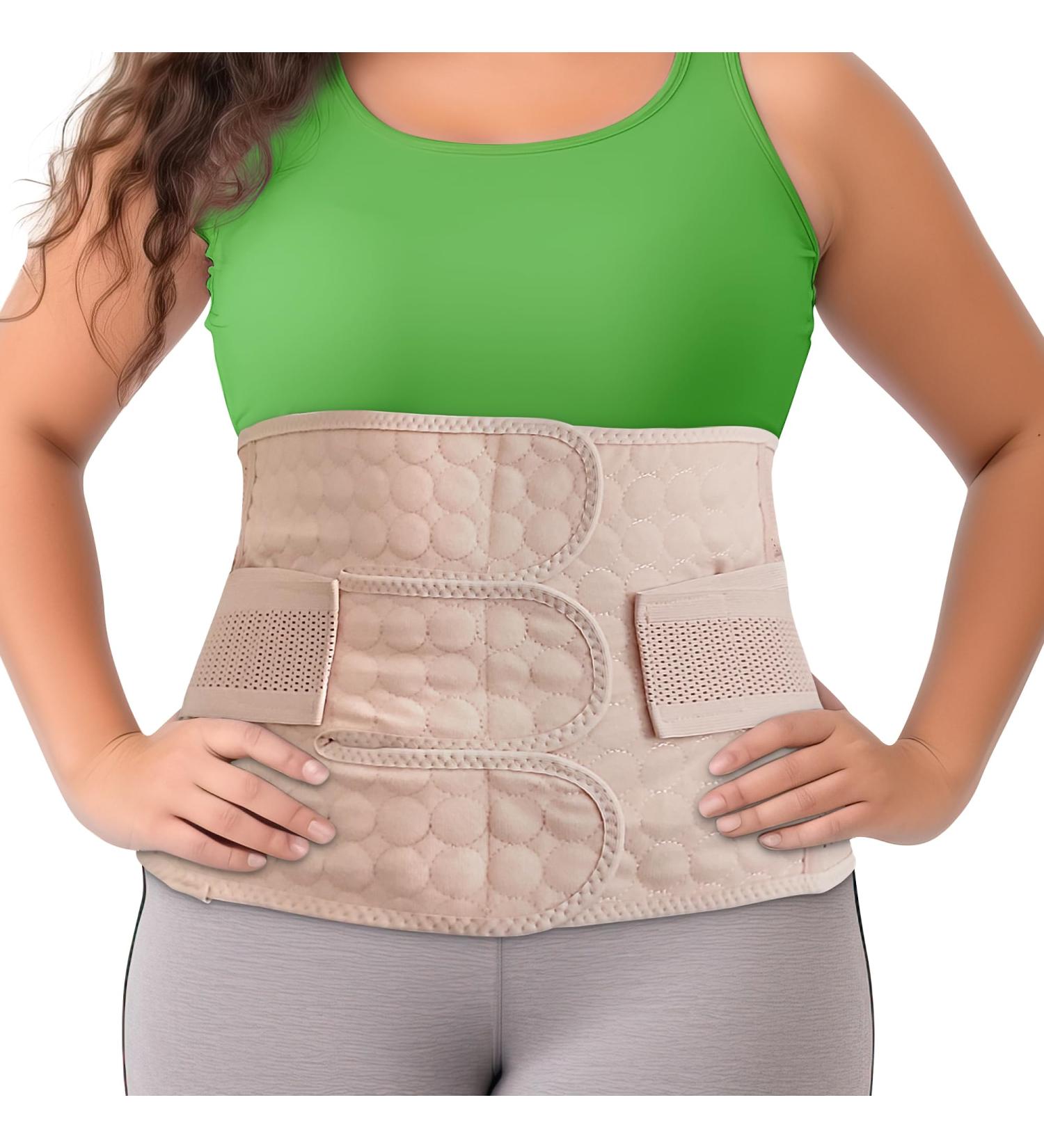 Postpartum Belly Band & C Section Binder | Abdominal Support Wrap for Surgery & Pregnancy Recovery (XL - Buy Online on GoSupps.com