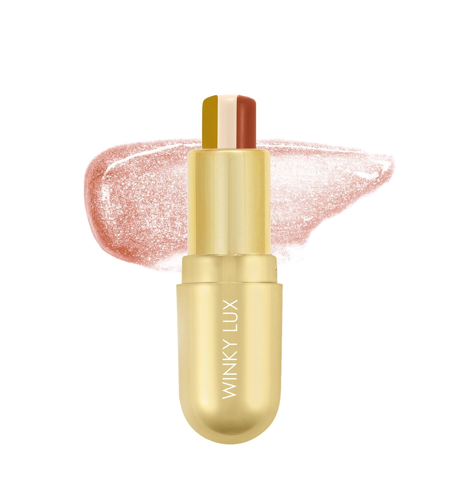 Winky Lux Affogato Balm - Sheer Tinted Nude Lipstick with Vitamin E and Jojoba Oil - Buy Online on GoSupps.com