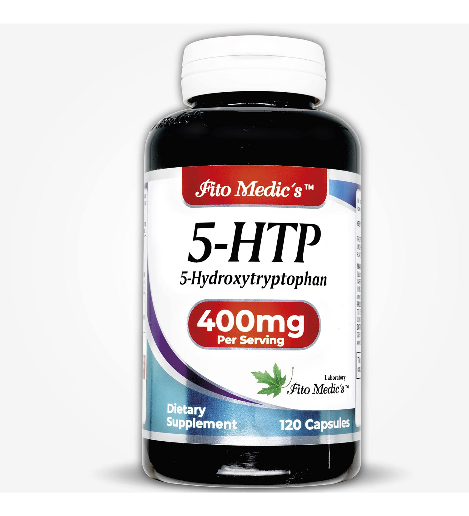 FITO MEDIC S Lab 5-HTP 400mg - Ultra High Absorption 120 Capsules for Mood & Sleep Support - Buy Online on GoSupps.com