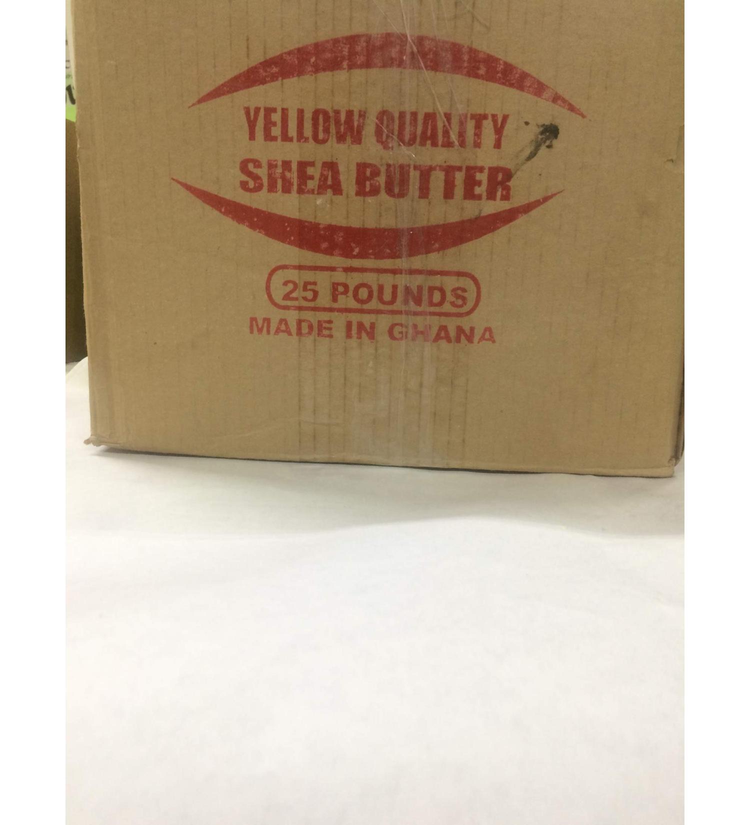 afrimports african shea butter 100percentage natural yellow 25lbs