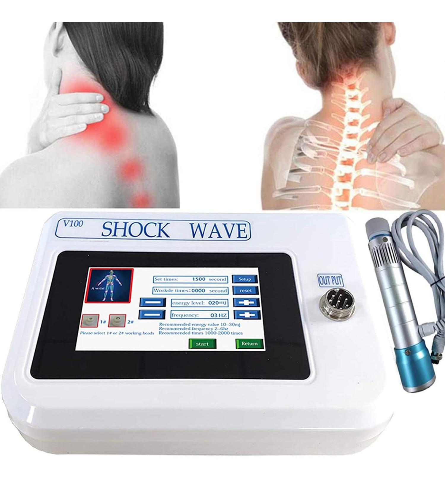 Shock Wave eD Therapy Device for Pain Relief | Multifunctional Muscle Massager with 11 Heads | International Shipping Available - Buy Online on GoSupps.com
