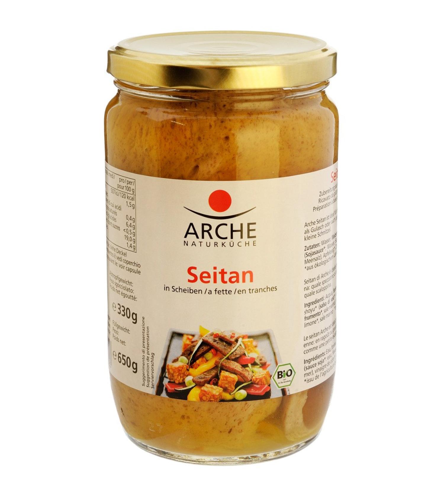 ARCHE Seitan in Sojasauce Scheiben 650g