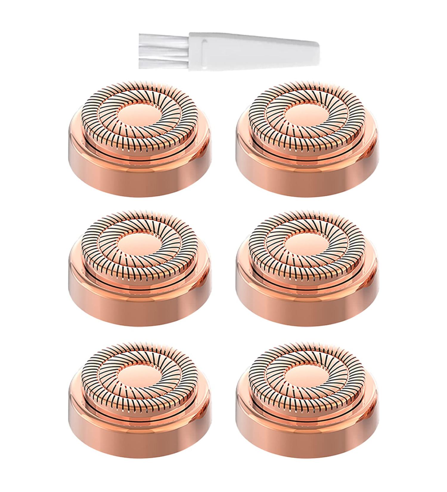 Tuokiy Facial Hair Remover Replacement Heads - 6 Count | Fits Flawless Finishing Touch Tool | As Seen On TV - Buy Online on GoSupps.com
