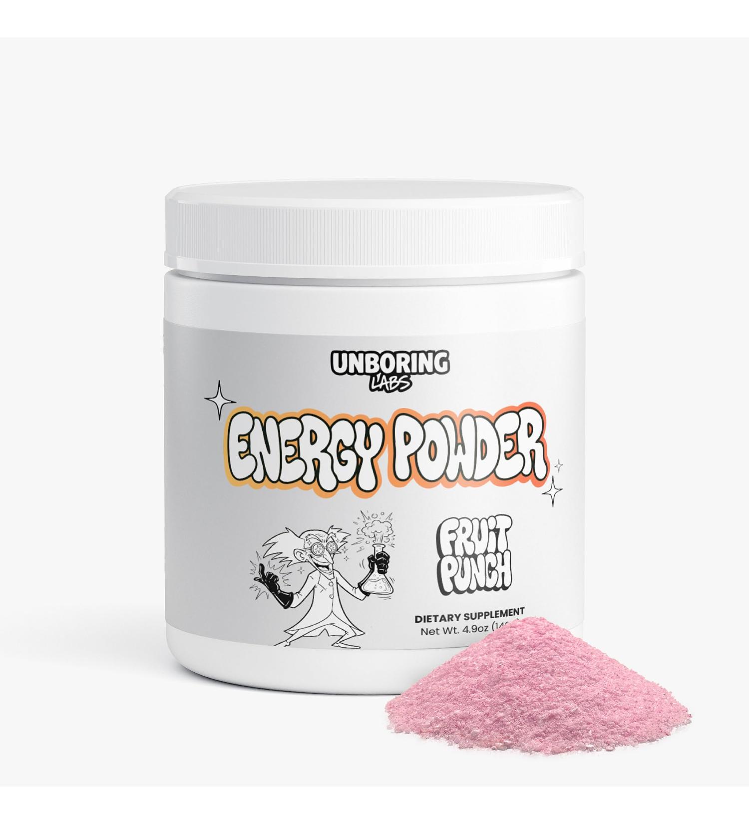 Unboring Labs Pre-Workout Energy Powder (Fruit Punch) - Buy Online on GoSupps.com