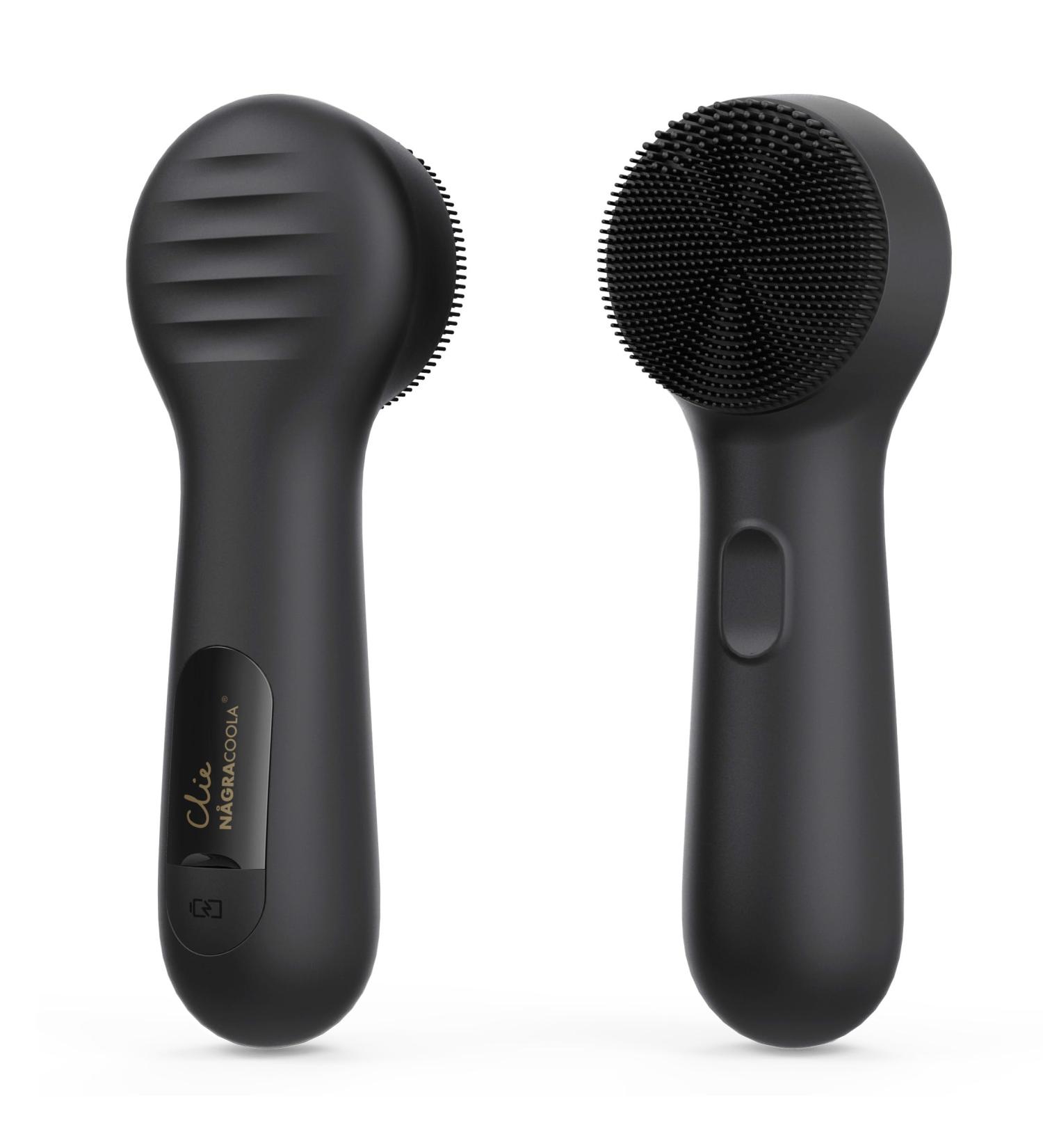 Silicone Face Scrubber | N graCoola CLIE 2.0 Electric Facial Cleansing Brush - Rechargeable Waterproof Exfoliating & Massaging - Perfect for Men & Women - Buy Online on GoSupps.com