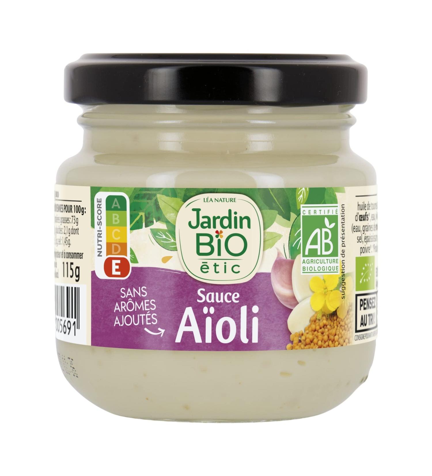 Jardin BiO tic - Sauce A oli 115 g (Lot de 1) - Buy Online on GoSupps.com