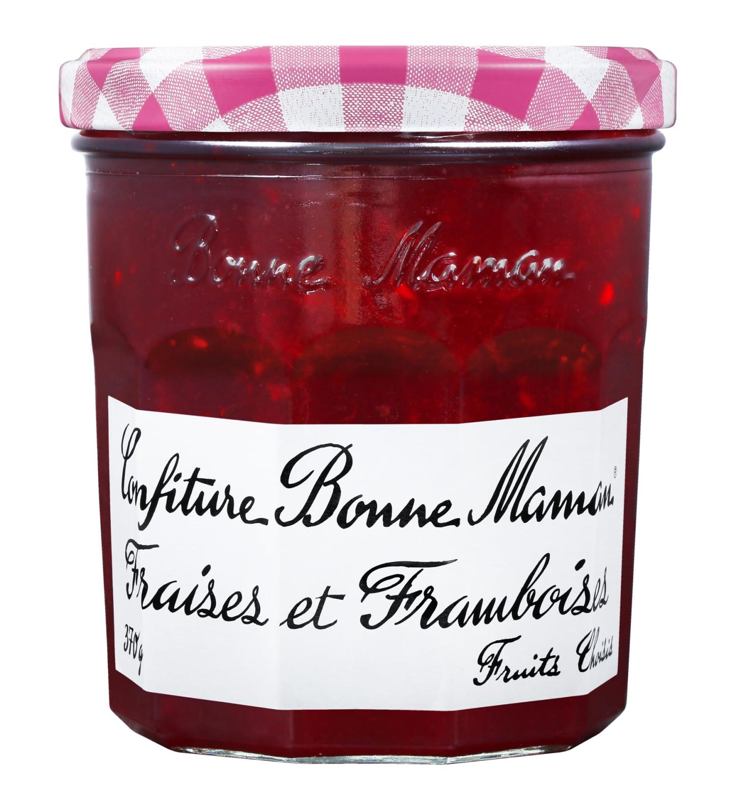 Bonne Maman Strawberry and raspberry jam - The jar of 370 g - Buy Online on GoSupps.com