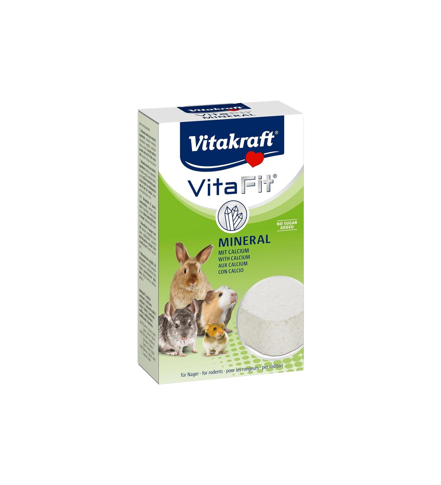 Vitakraft Vita Fit Mineral Stone for Rodents - Dental Care with Seaweed & Minerals (170g) - Buy Internationally - Buy Online on GoSupps.com