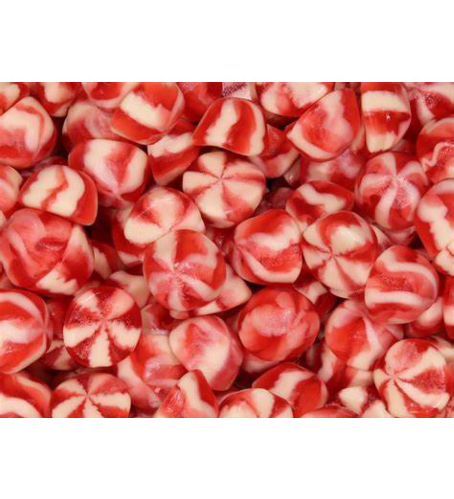1kg Strawberry Twist Kisses Candy Pick & Mix Sweets Assortment Selection Resealable Pouch Share Bag
