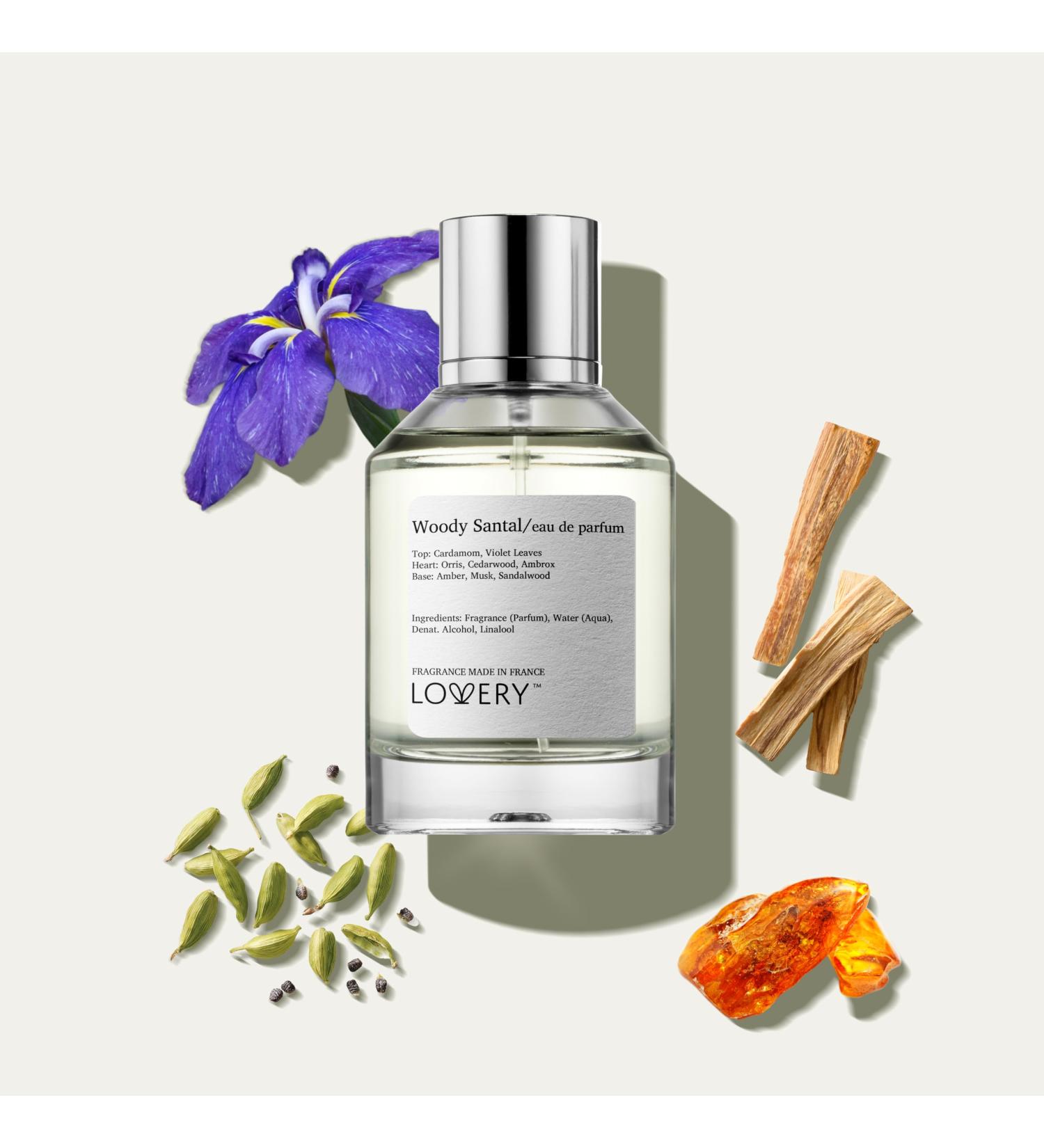 LOVERY Woody Santal Eau de Parum Inspired by L.L.B.O Fragrance S.antal 33 Long Lasting Perfume for Women & Men Vegan Clean Unisex Perfume Spray 100 ml EDP Perfumes for Women - Made in France Woody Santal France - Buy Online on GoSupps.com
