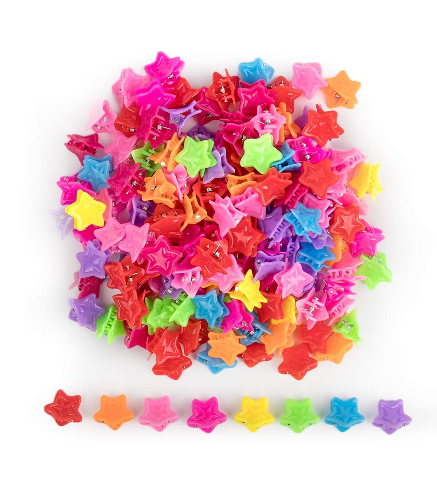 GAUSKY 150 Star Hair Clips - Assorted Mini Claw Clips for Women and Girls (8 Colors) - Buy Online on GoSupps.com