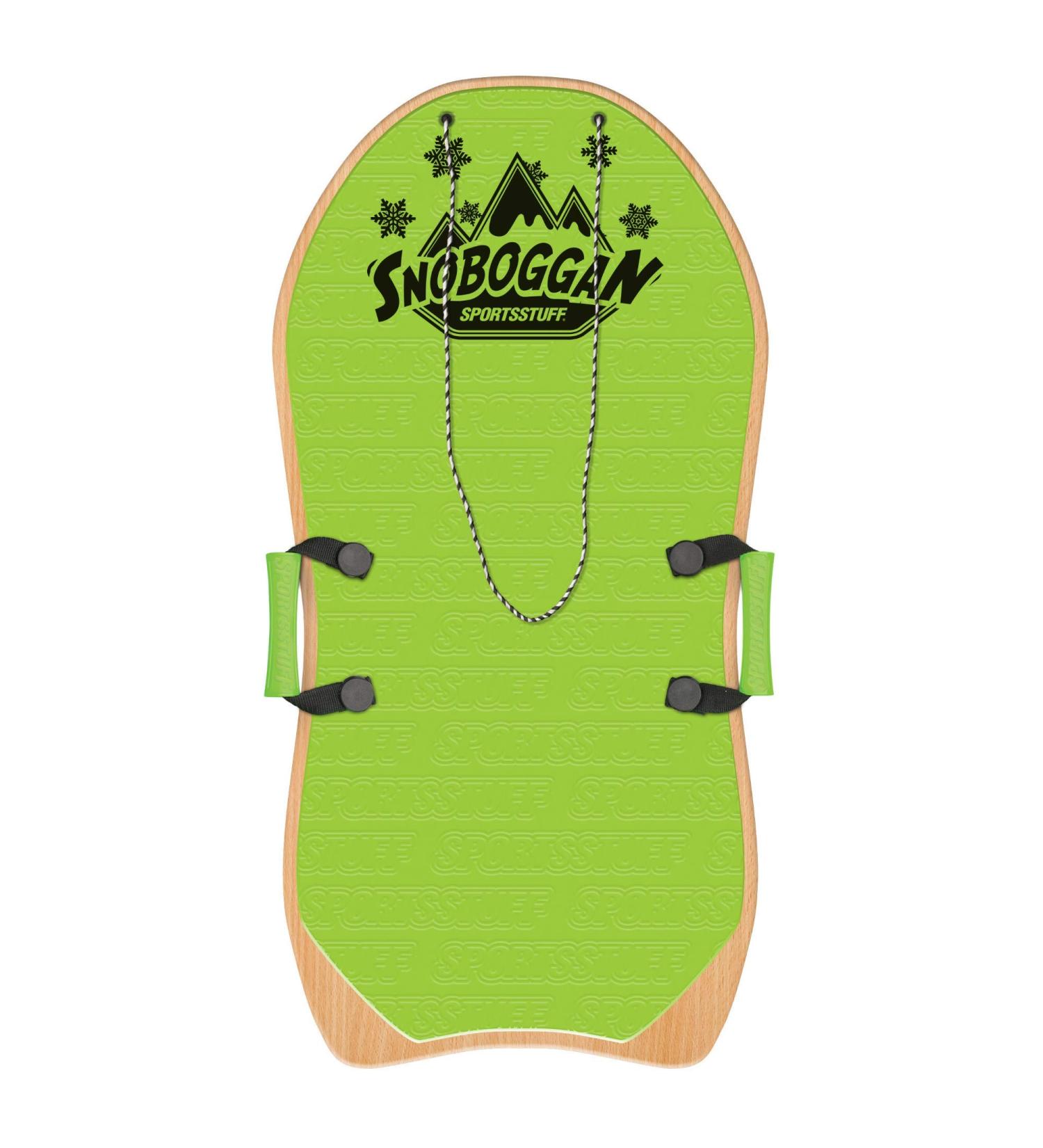 AIRHEAD SNO-BOGGAN Wood Sled - Green - 36 x 18 inches - Buy Online on GoSupps.com