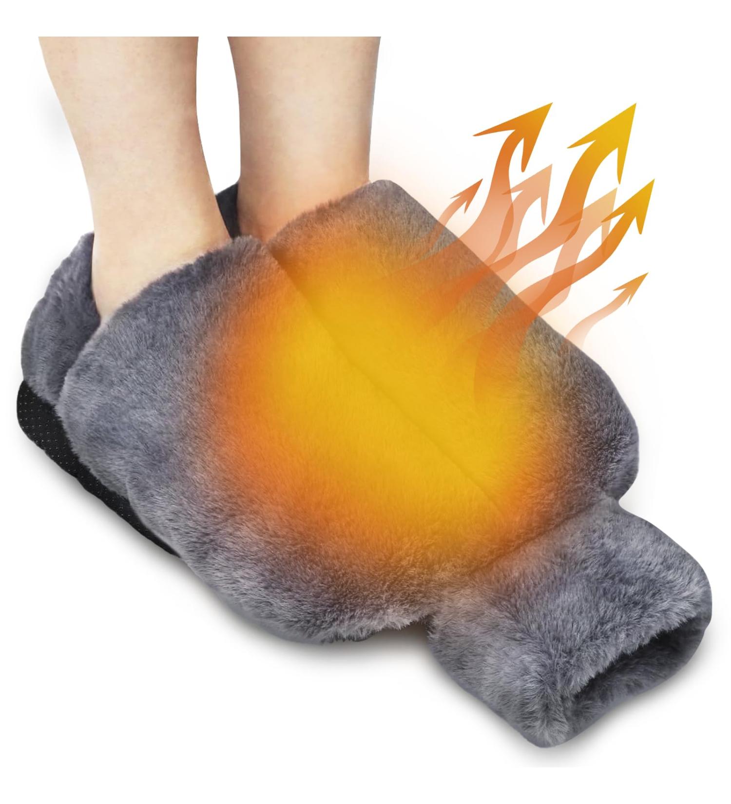 Swahan 2.0L Electric-Free Foot Warmer Bottle 2-in-1 Hot Water Foot Warmers for Men & Women Removable & Washable Perfect for Bedroom Living Room & Office - Buy Online on GoSupps.com
