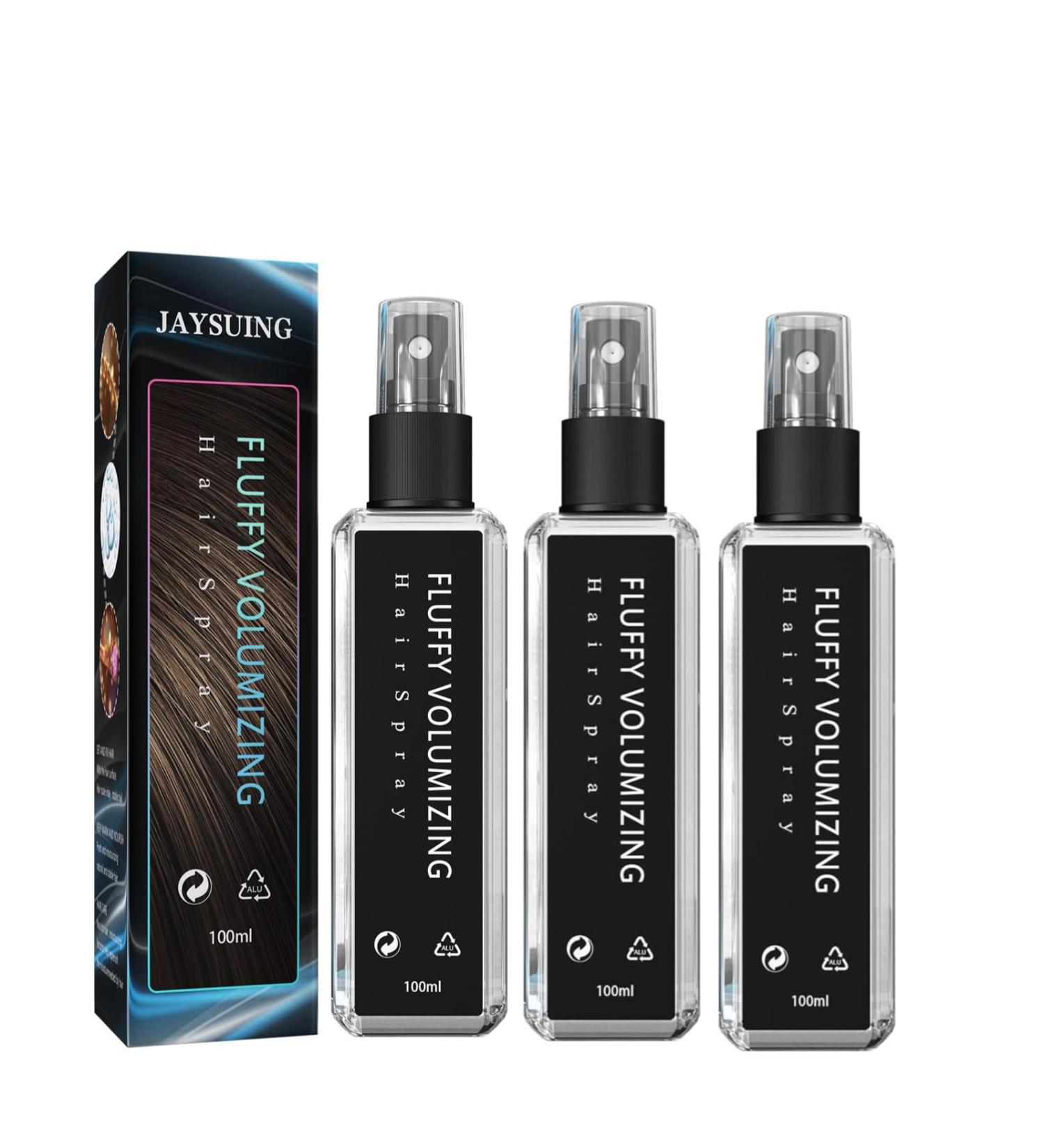 Volumizing Hair Gel Hair Thickener Spray Fluffy & Volumizing Hair Spray Non greasy Non sticky Long-lasting Bright Suitable for All Hairstyles (3pcs) - Buy Online on GoSupps.com