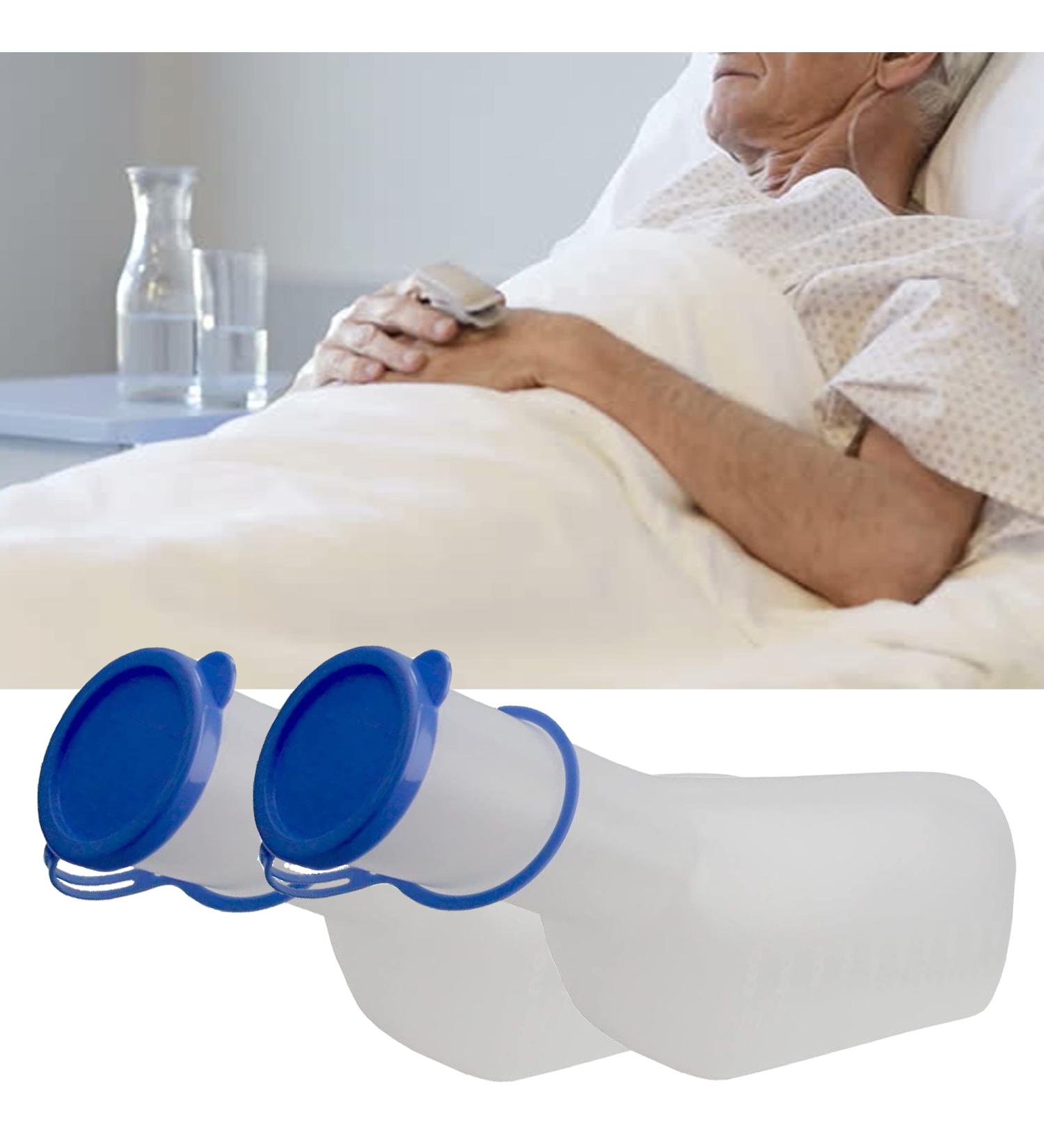 Lunata 2x Urine Bottle for Men - Leak-Proof Cap 1000ml Autoclavable | International Shipping - Buy Online on GoSupps.com