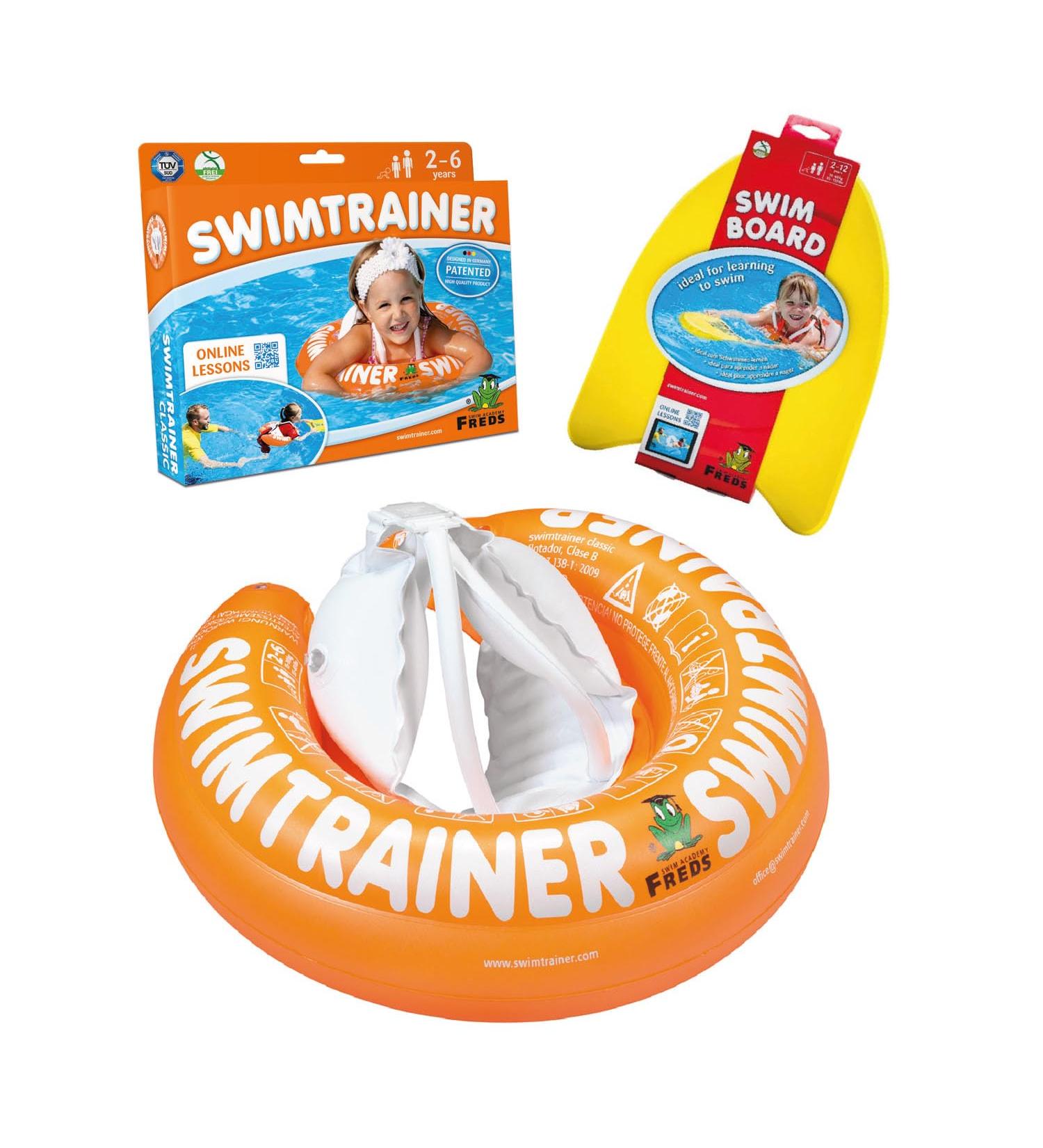 FREDS SWIM ACADEMY - STR Orange Swim Set + Kickboard for International Shipping - Buy Online on GoSupps.com