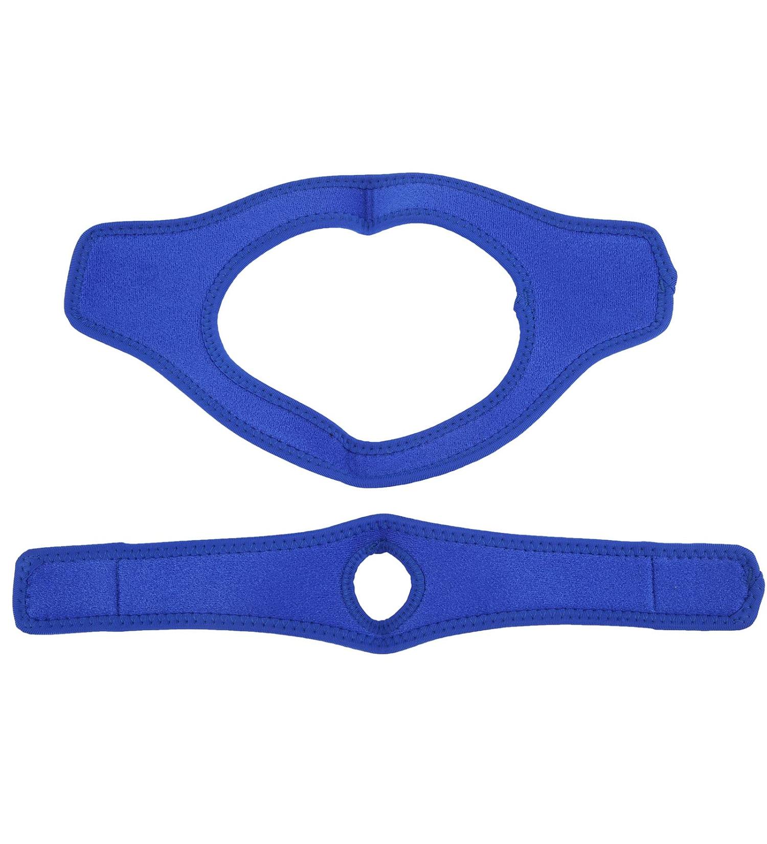 Breathable Anti-Snoring Chin Strap for Men & Women - Comfortable & Effective Snoring Solution (Blue - Buy Online on GoSupps.com