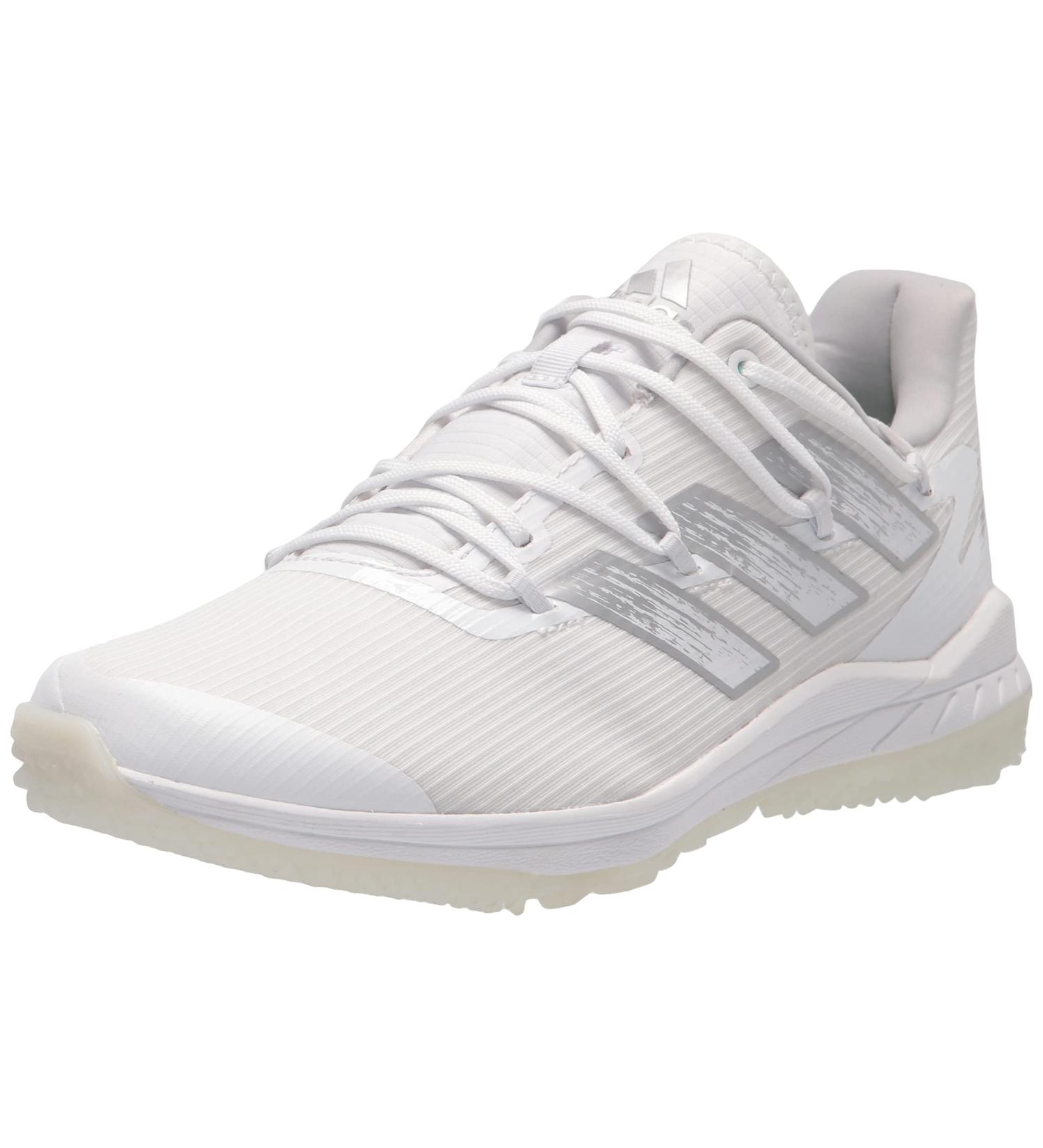 adidas Men's Adizero Afterburner 8 Turf Baseball Shoe 11.5 - White/Silver/Grey - Buy Online on GoSupps.com