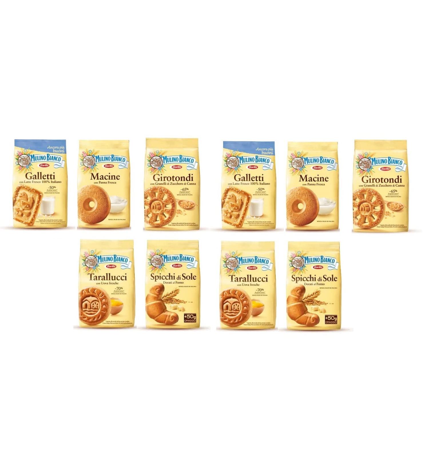 Mulino Bianco Girotondi Macine Galletti Sunglasses Tarallucci Pack of 10 x 350 g - Buy Online on GoSupps.com