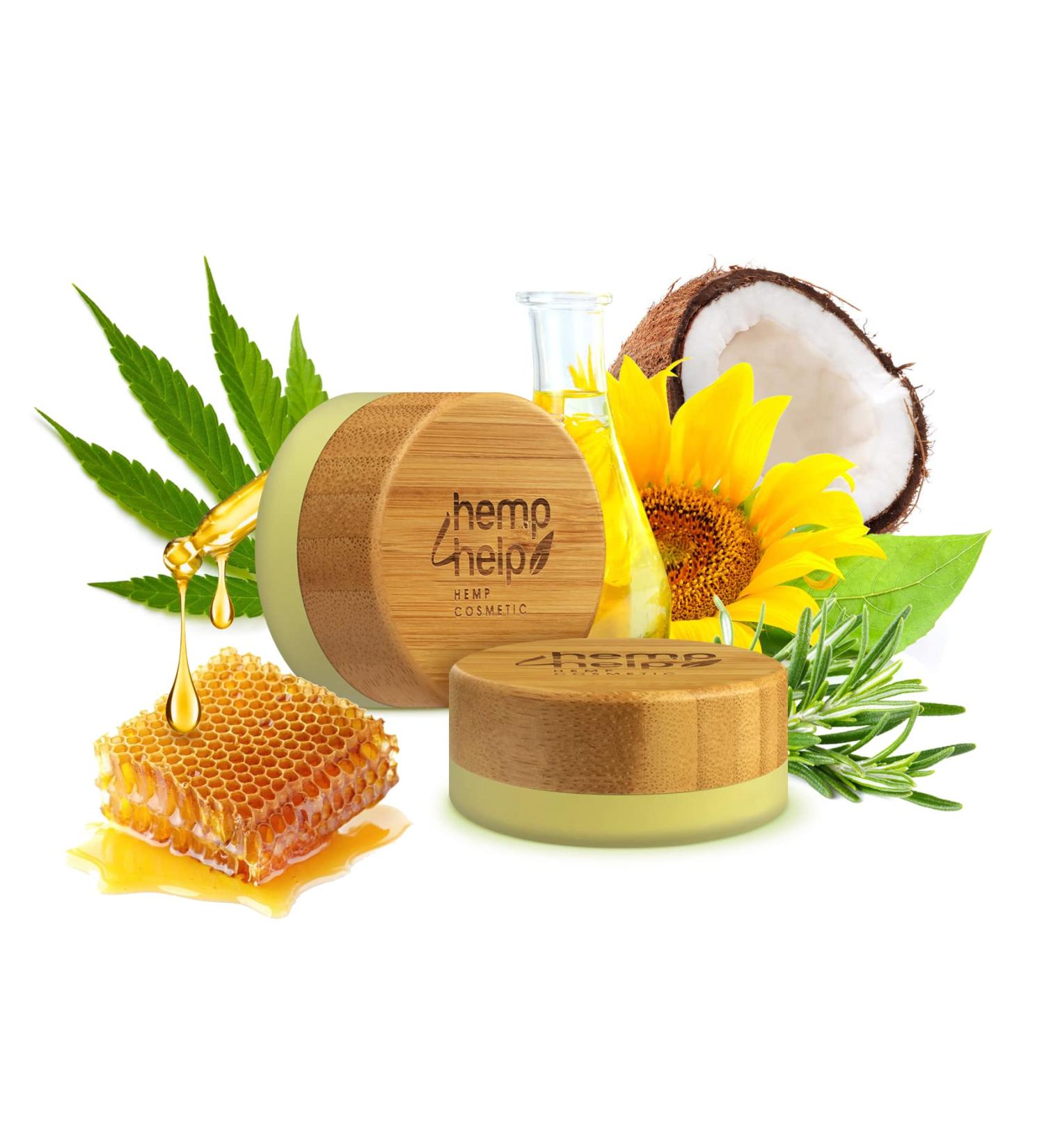 Shop Hemp4Help 100% Natural Moisturizing Lip Balm - Organic Hemp & Beeswax with Vitamin E - Plastic-Free Vanilla Flavor - Buy Online on GoSupps.com