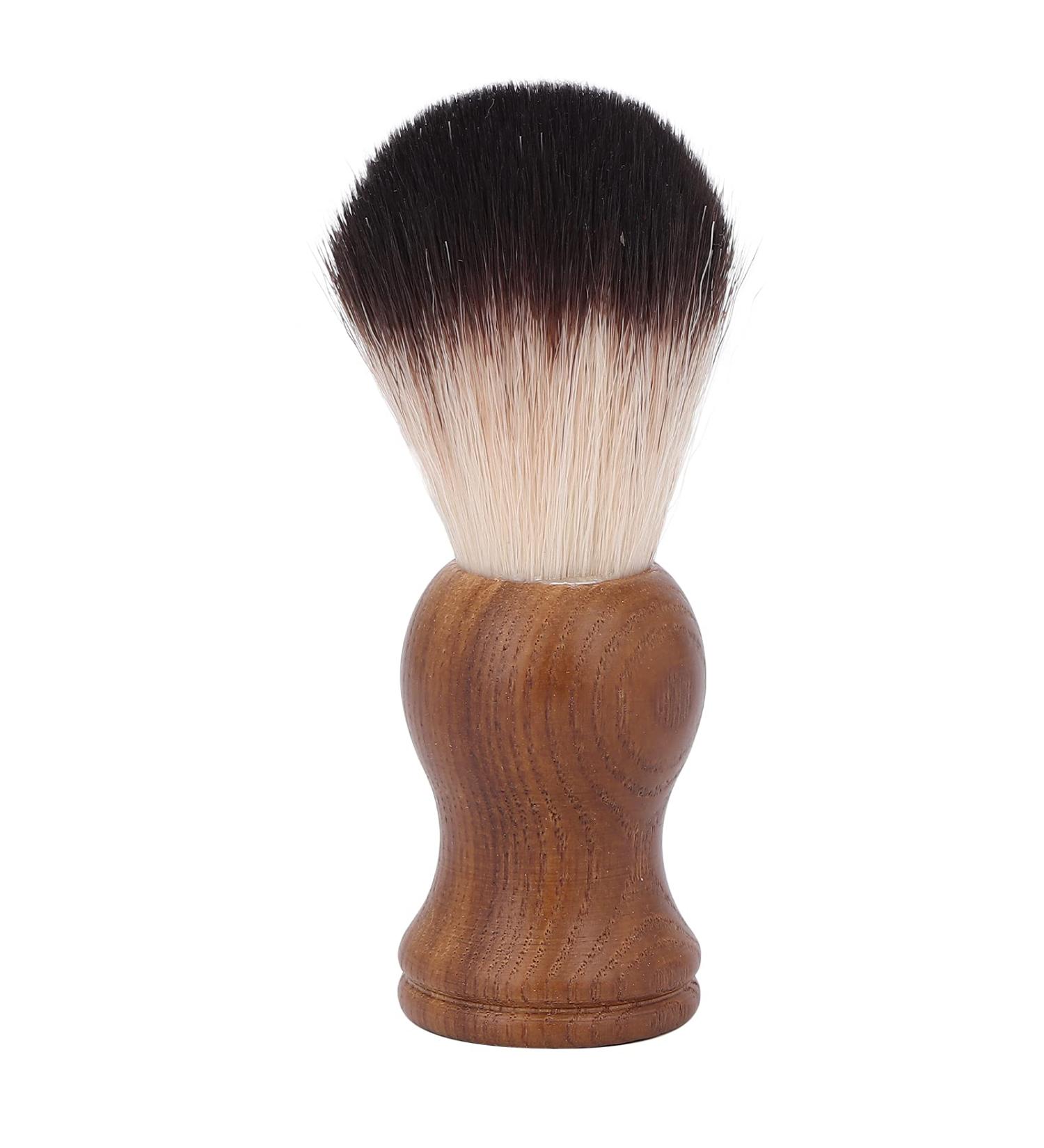 Professional Shaving Brush for Hair Salons | Wooden Handle | International Shipping Available - Buy Online on GoSupps.com