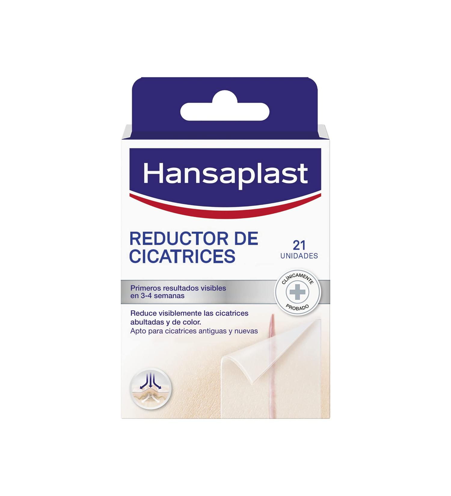 Hansaplast Scar Reduction Plasters - Clear & Discrete Patches for Recent & Old Scars - 1 Pack (21 Patches) - Buy Online on GoSupps.com