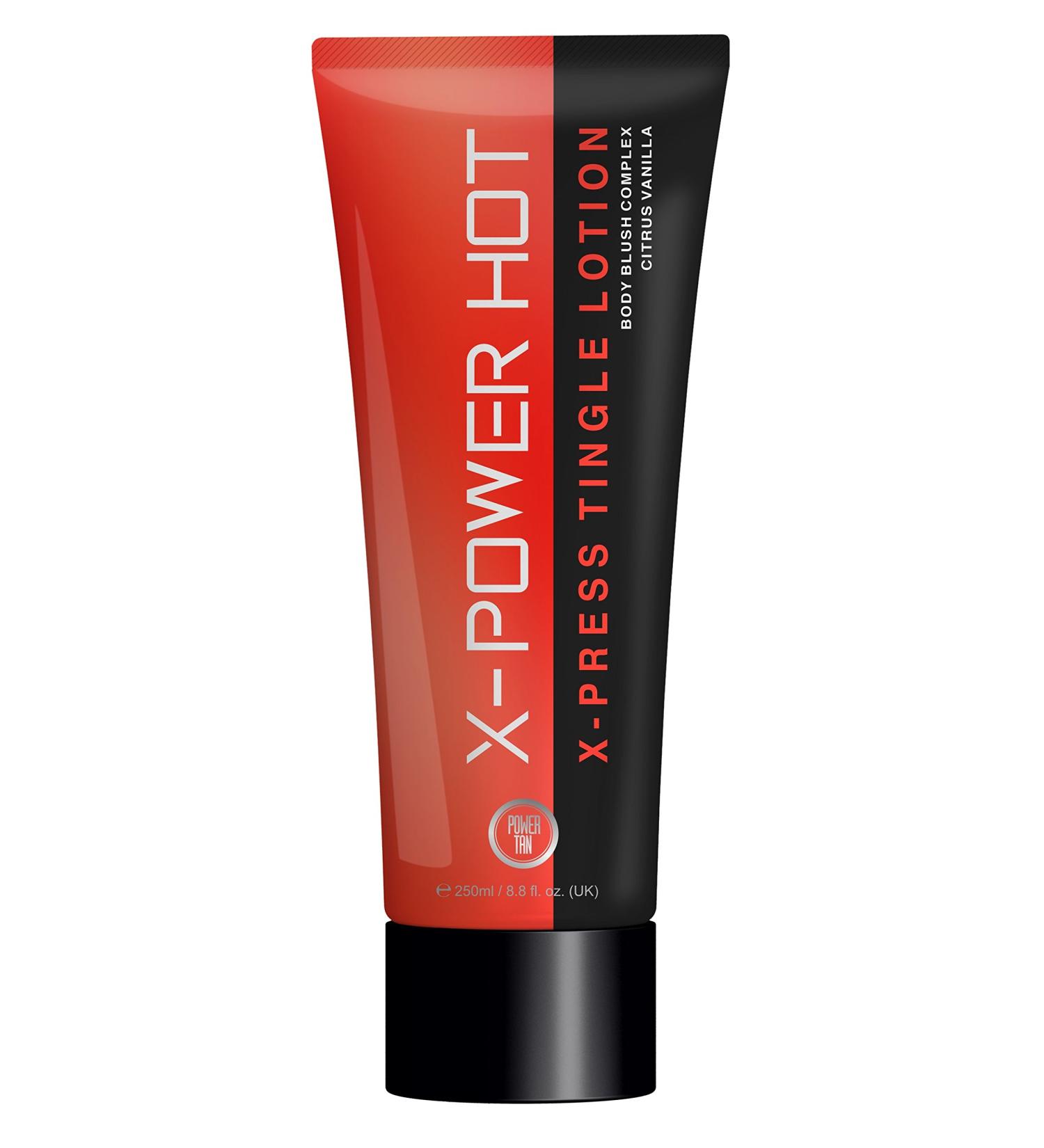 Power Tan X-Power HOT Tingle Sunbed Accelerator Cream 250ml - Intense Tanning Formula - Buy Online on GoSupps.com