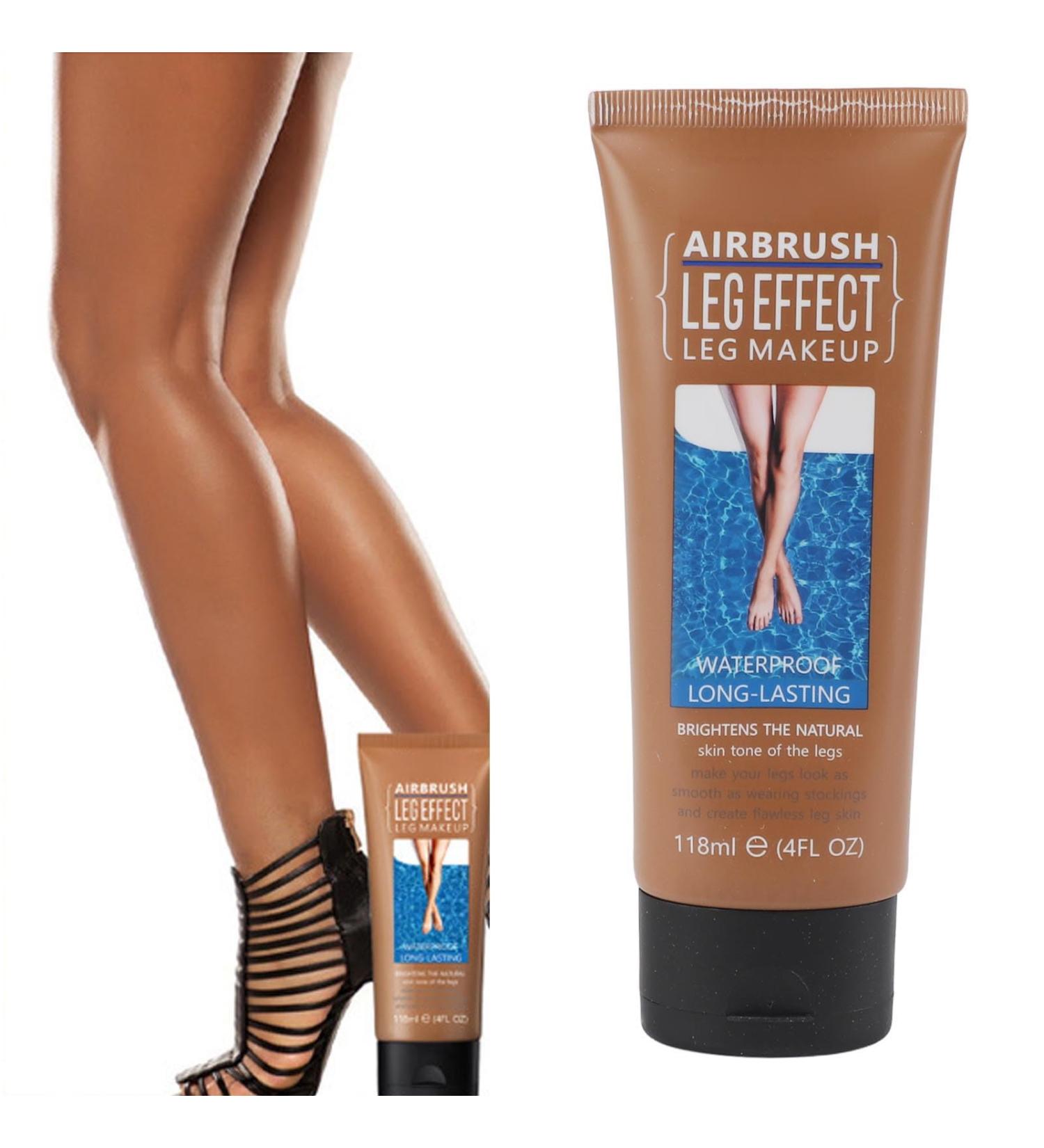 118ml Airbrush Legs Leg Makeup Lotion Body Makeup Foundation Waterproof Long Lasting Full Coverage Lightweight Leg Body Cosmetic for Wedding (3#) - Buy Online on GoSupps.com