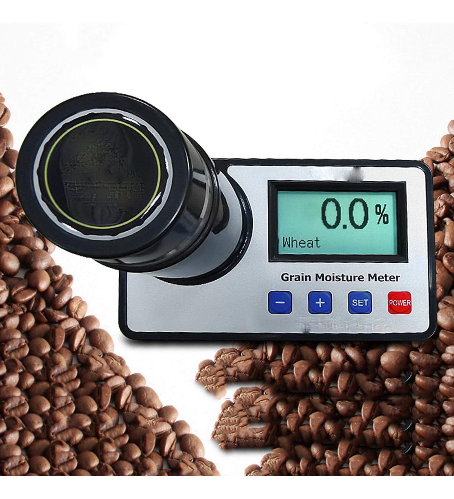 ALSUP Grain Moisture Tester Smart Grain Moisture Meter for 18 Grains Wheat Maize (Corn) Coffee Cocoa Bean Flaxseed Soybean Rice Almonds Peanut Sesame - Buy Online on GoSupps.com
