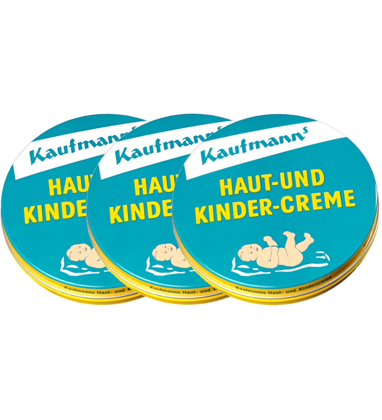 Kaufmann's 3 x 75 ml Care Cream Skin and Children Cream/Germany