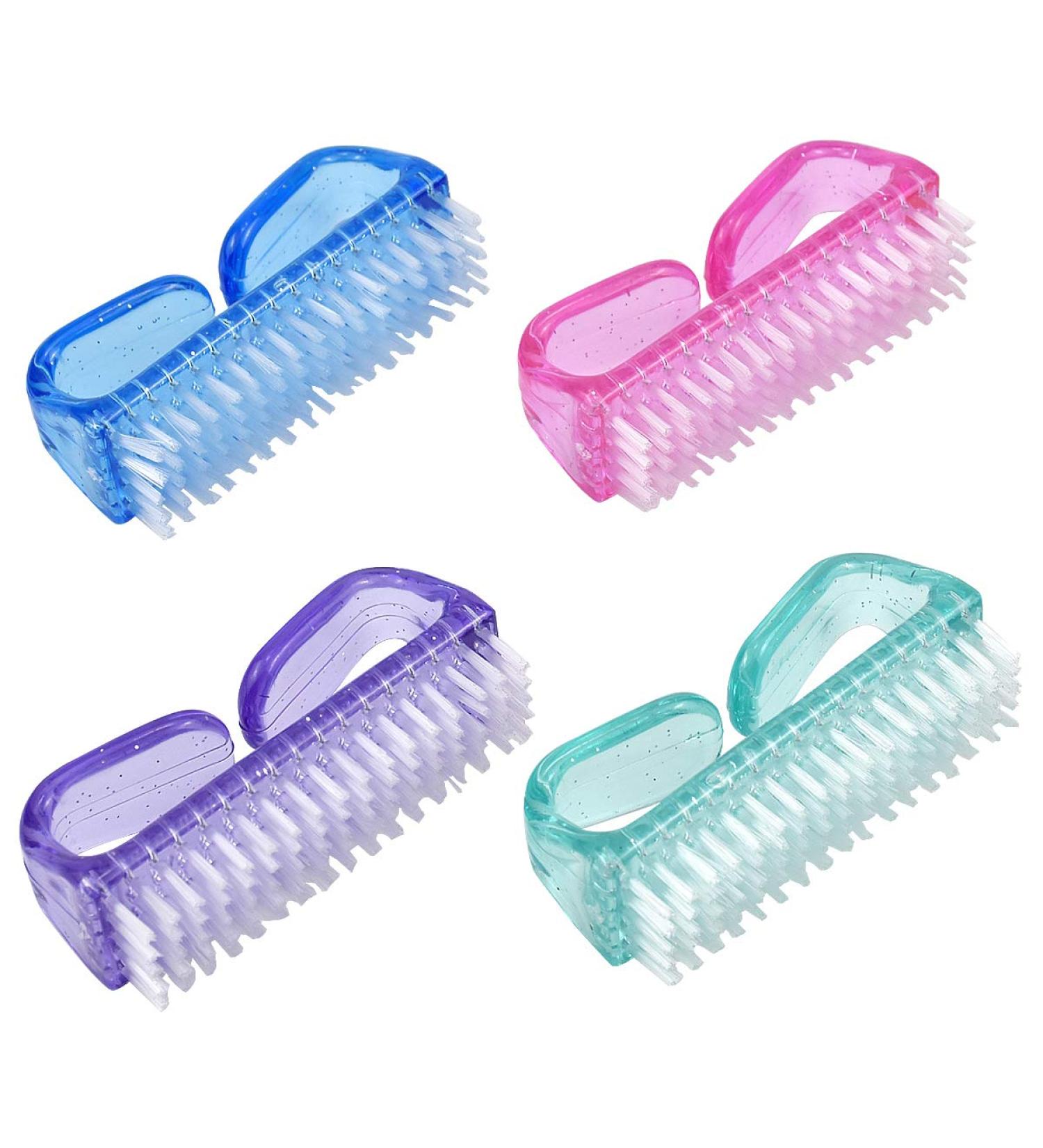 NATUCE 4PC Nail Brush Set - Gentle Hand Washing & Cleaning Brush for Bathroom Kitchen & Swimwear - Buy Online on GoSupps.com