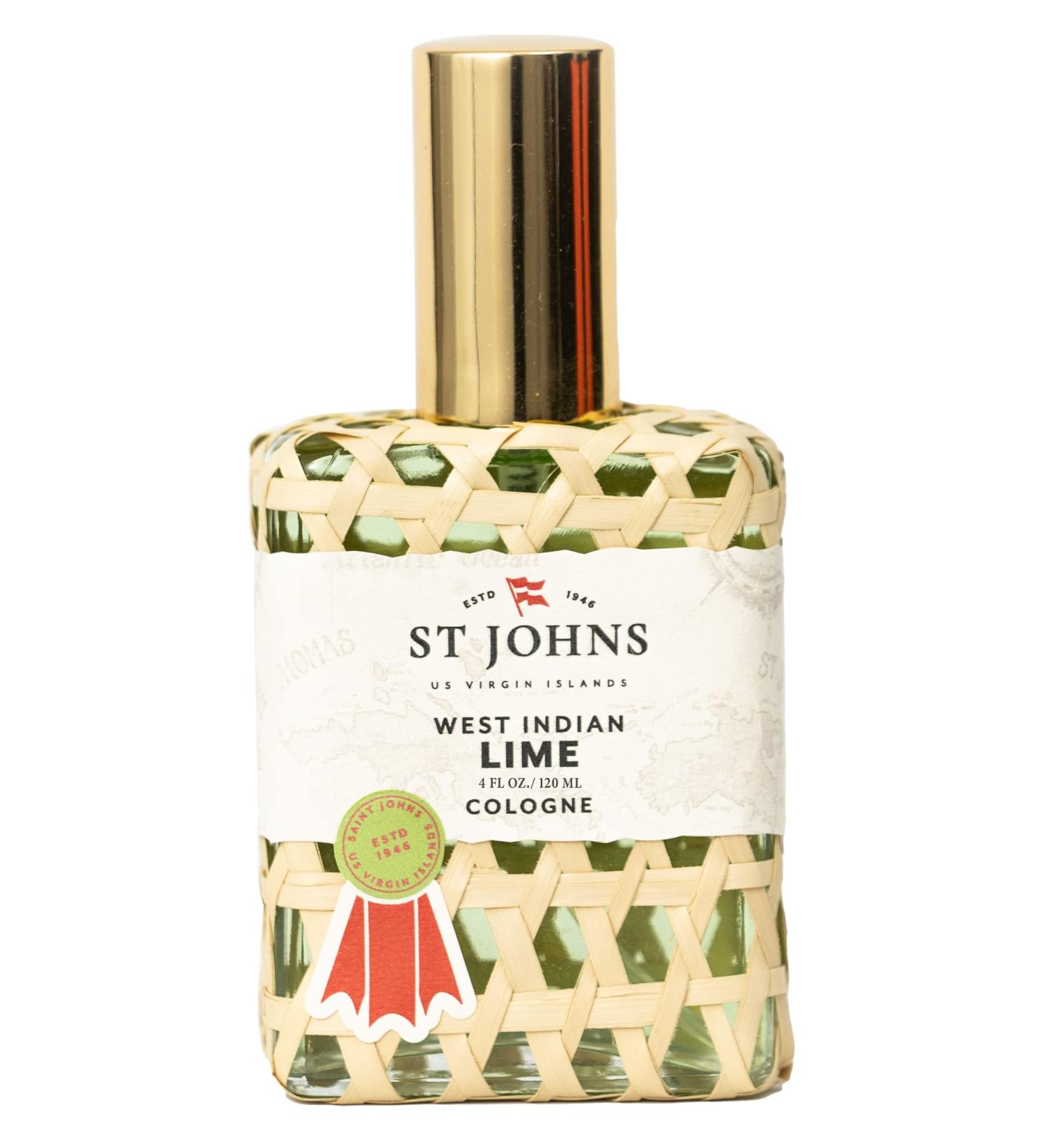 St Johns West Indian Lime Cologne | Refreshing Caribbean Citrus Cologne for Men | Citrus Cologne Mens Fragrance | (4 oz spray) cologne for men - Buy Online on GoSupps.com