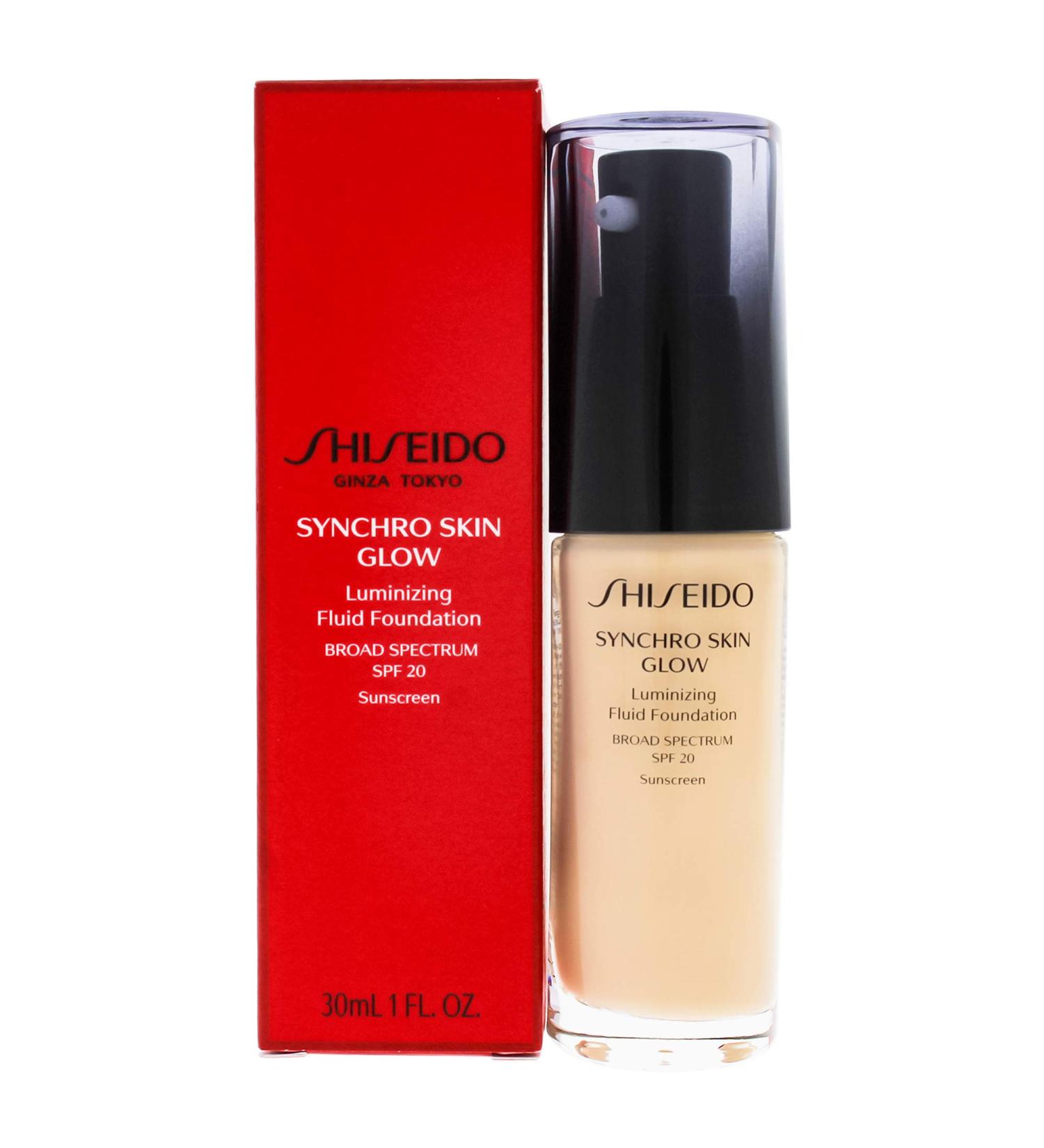 Shiseido Ginza Tokyo Shiseido Synchro Skin Glow Luminizing Fluid Foundation Or 2 30 g - Buy Online on GoSupps.com
