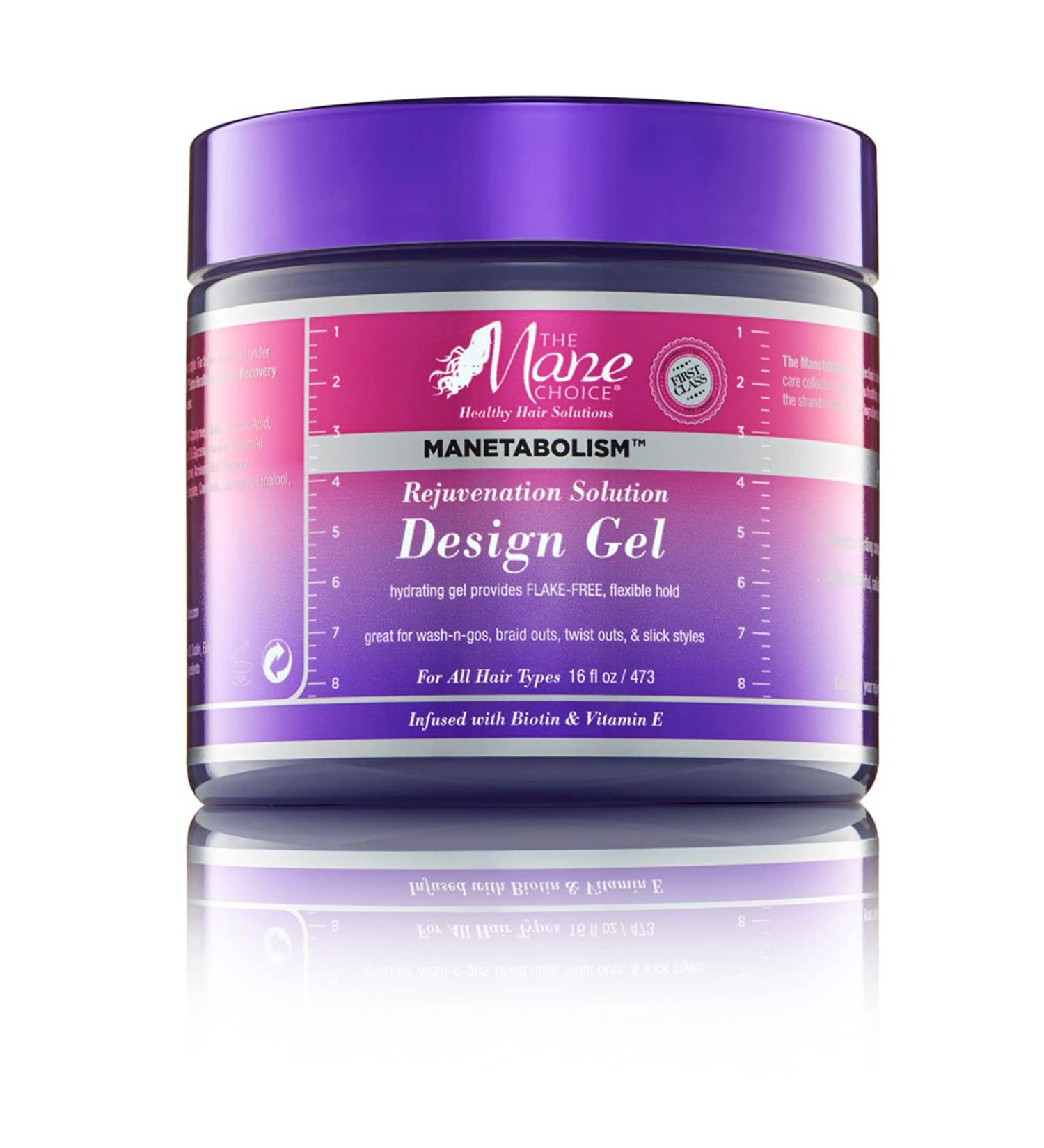 The Mane Choice Manetabolism Hair Gel - Flexible Hold Reduces Frizz & Breakage 16 Oz | Best for Twists & Braids - Buy Online on GoSupps.com