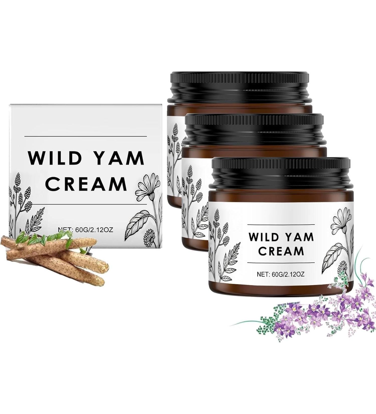 Wild Yam Cream with Vitamin E & Aloe FastAbsorbing Moisturizing Body Lotion for Dry Skin Lightweight Nongreasy Formula for Women Soothes & Balances the Skin 3 PCS A3 3 PCS A3 - Buy Online on GoSupps.com