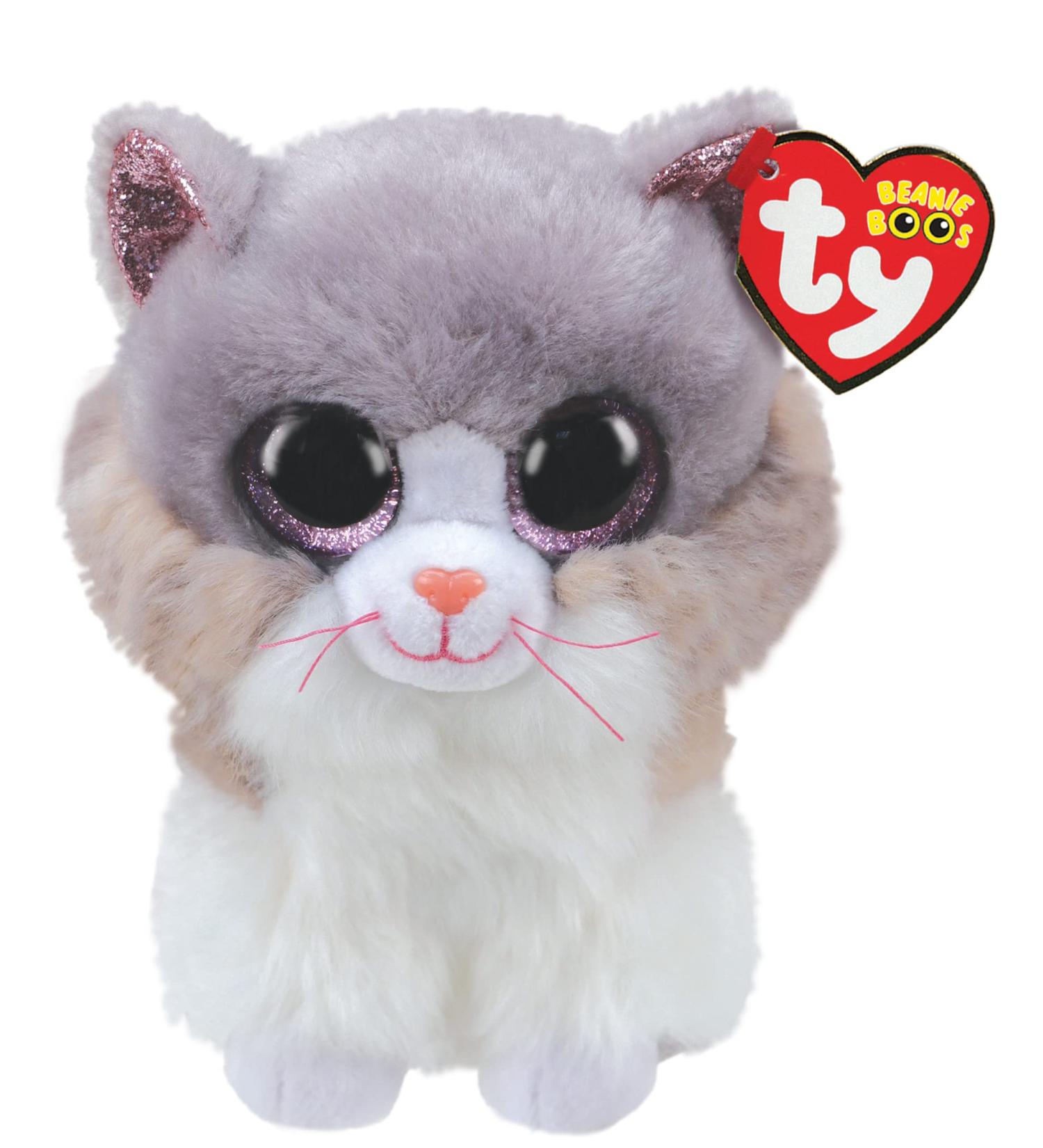 Ty UK Ltd Asher Cat with Horn - Beanie Boos Stuffed Animal 15cm Multicoloured - Buy Online on GoSupps.com